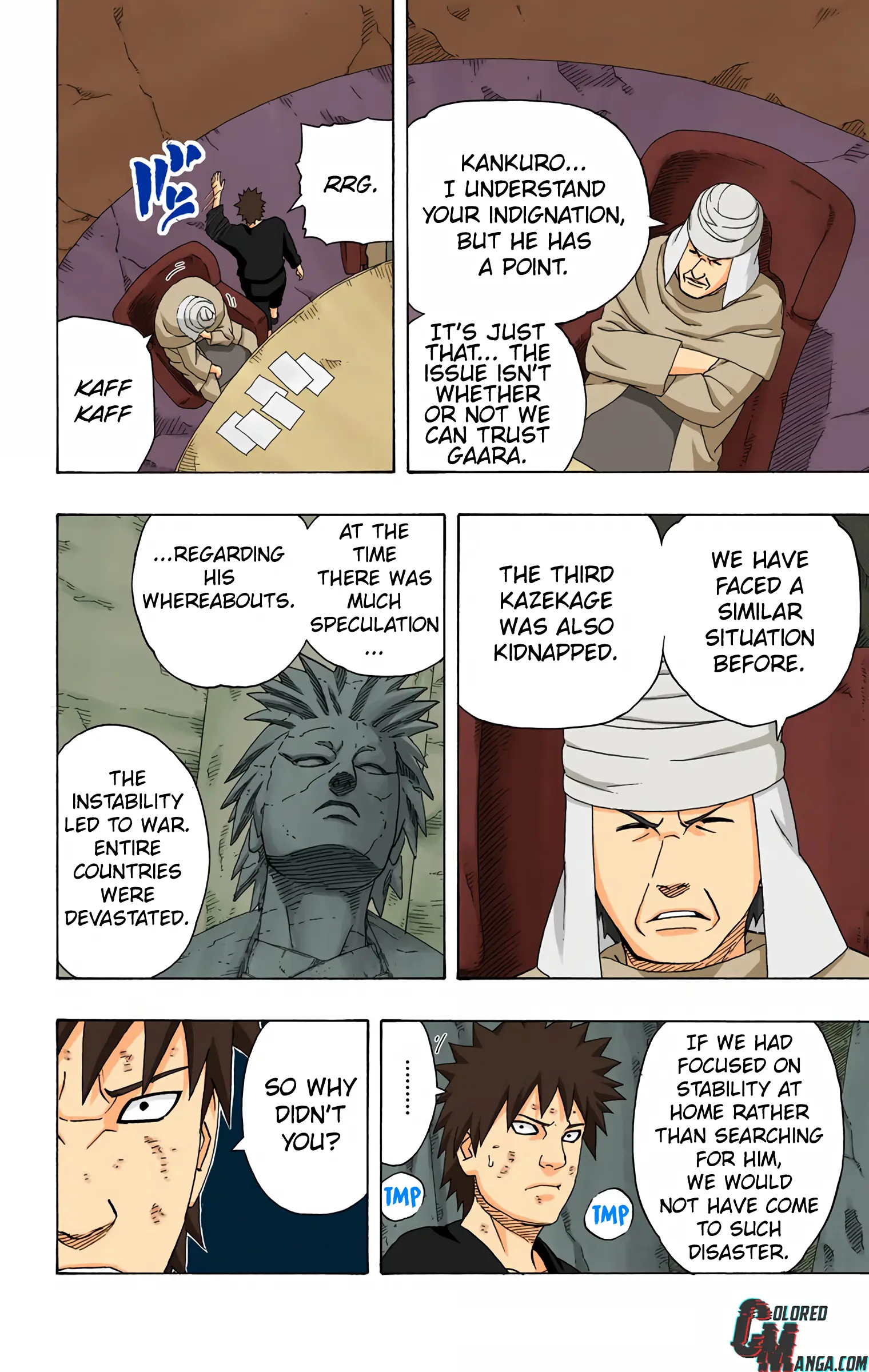 Naruto Colored Manga Online, chapter 266, page 10