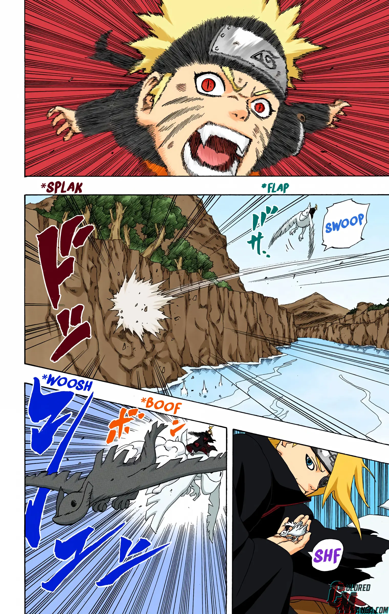 Naruto Colored Manga Online, chapter 266, page 12