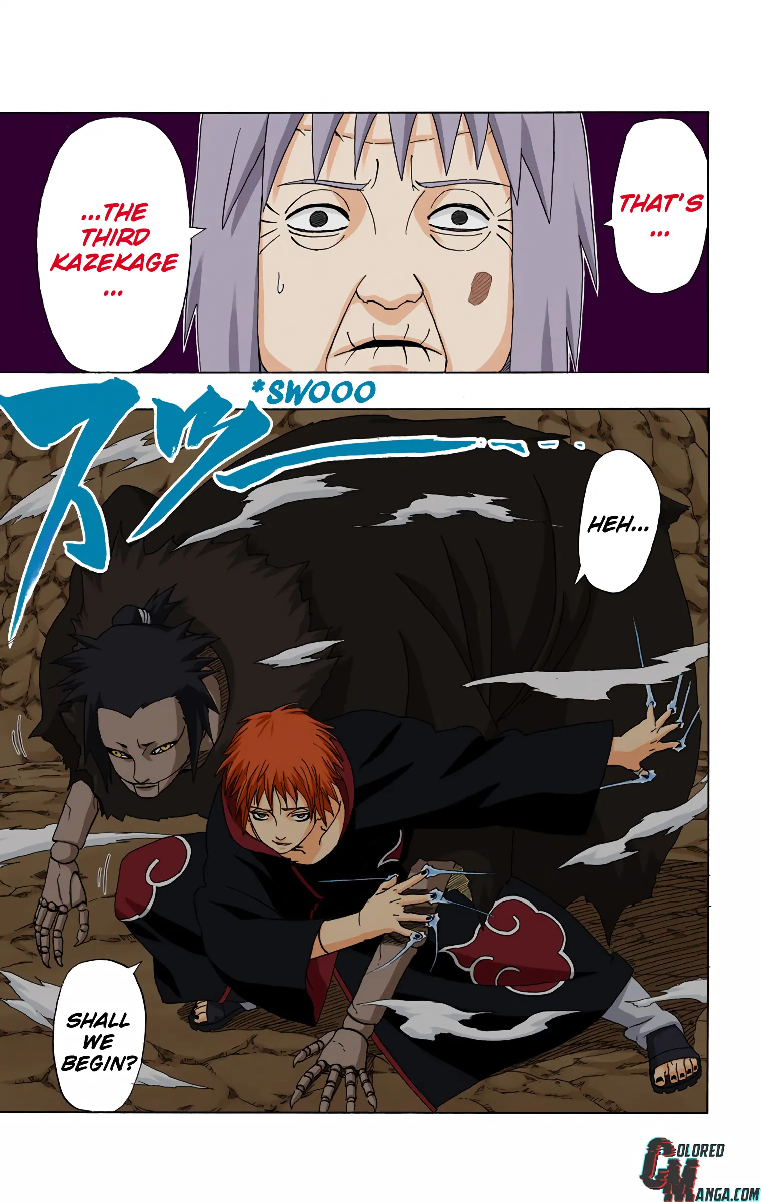 Naruto Colored Manga Online, chapter 266, page 19
