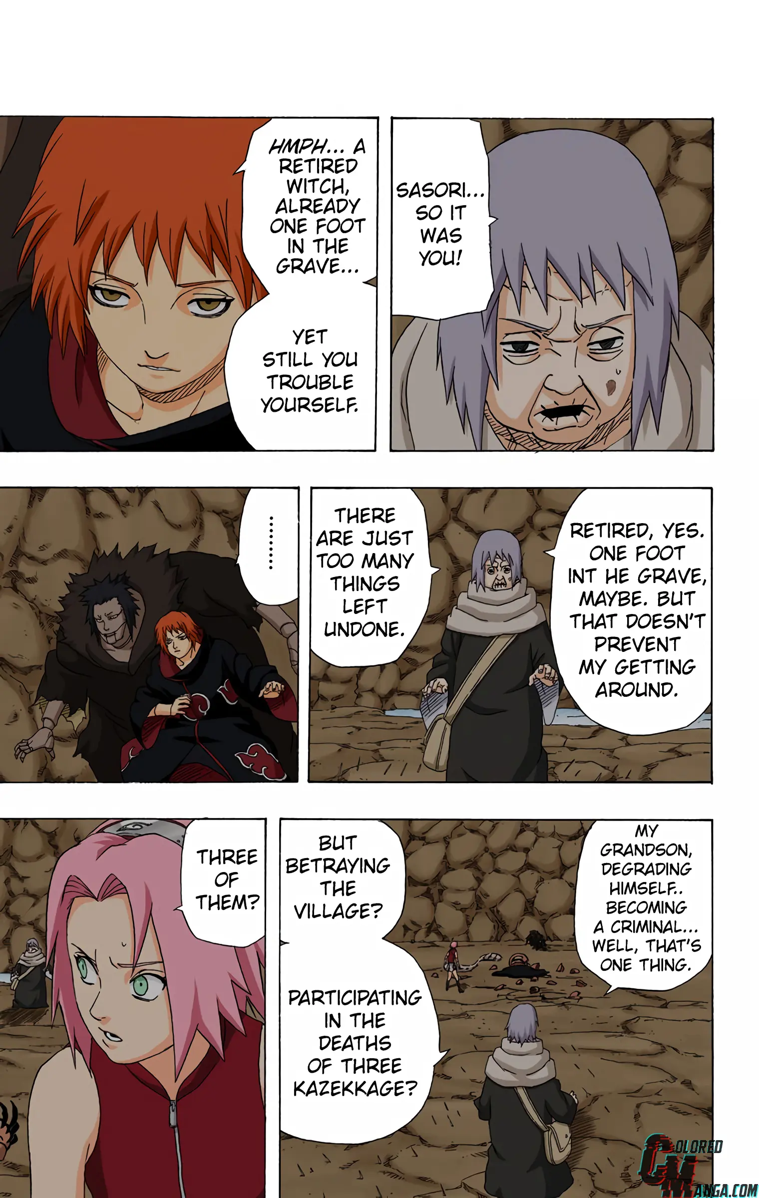 Naruto Colored Manga Online, chapter 267, page 3