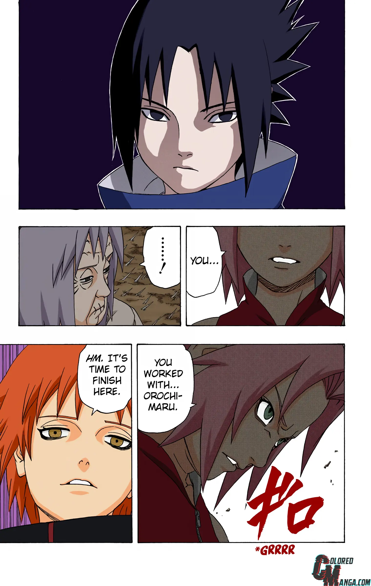 Naruto Colored Manga Online, chapter 267, page 5