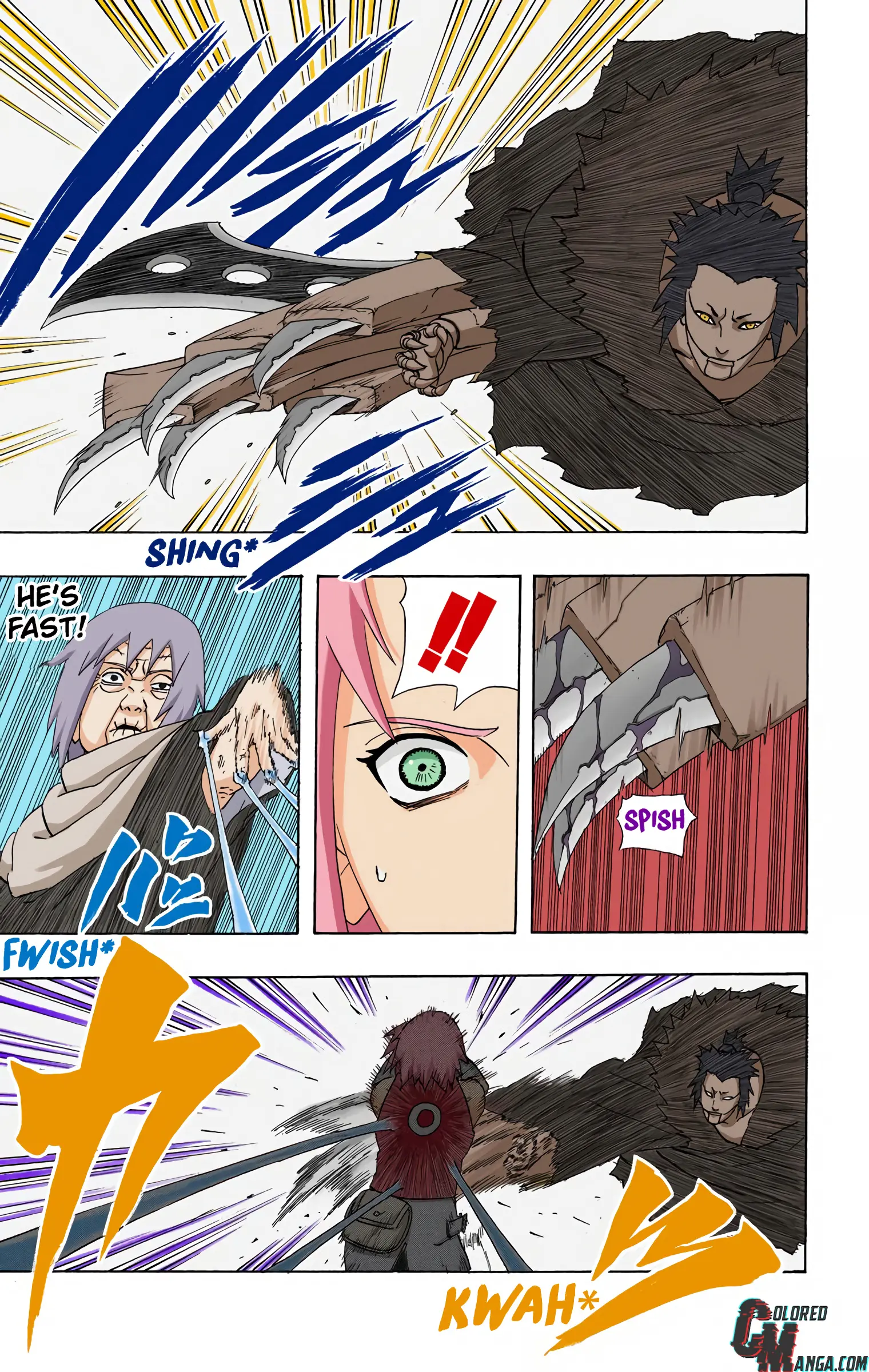 Naruto Colored Manga Online, chapter 267, page 7