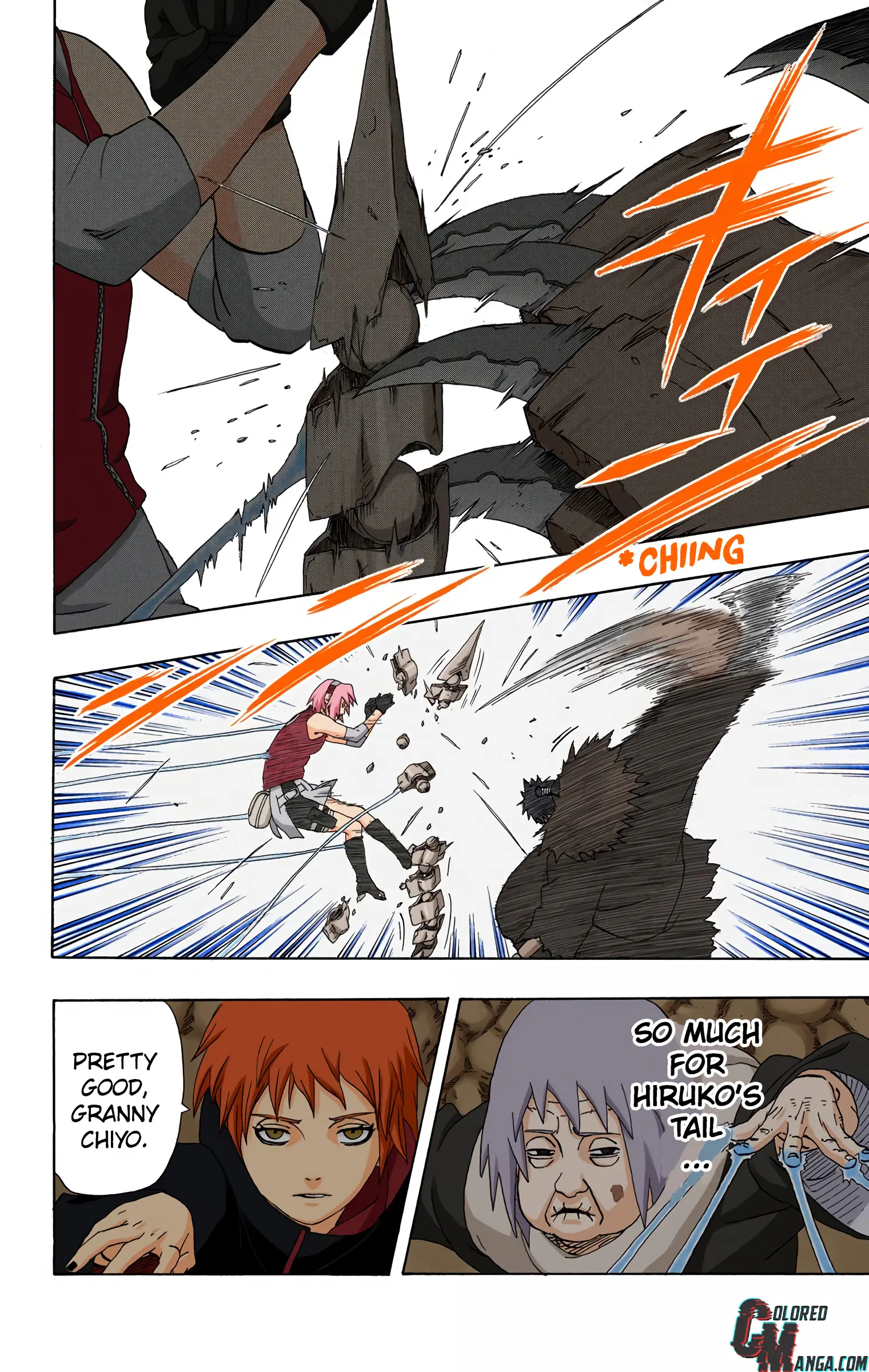 Naruto Colored Manga Online, chapter 267, page 8