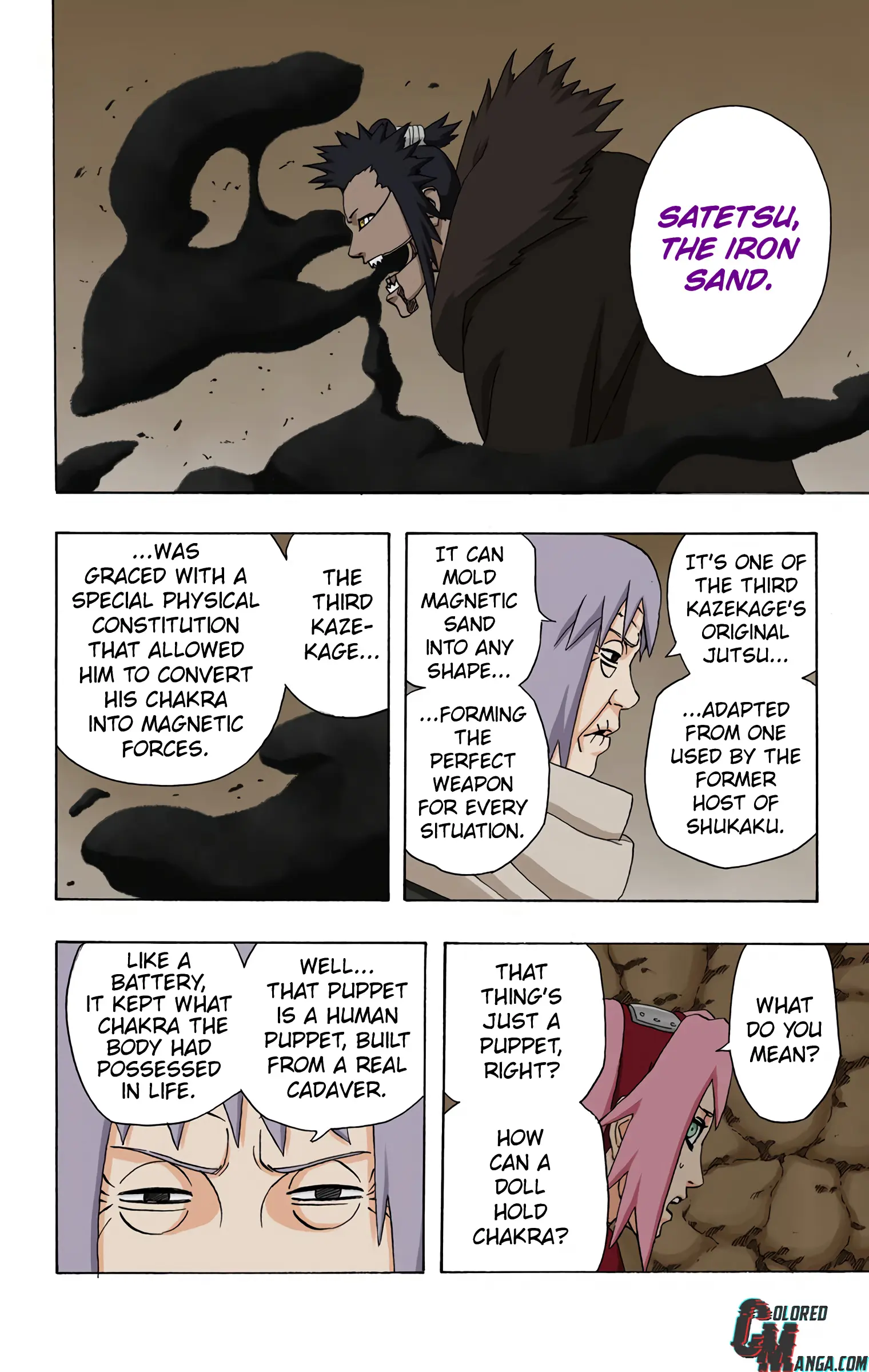 Naruto Colored Manga Online, chapter 268, page 9