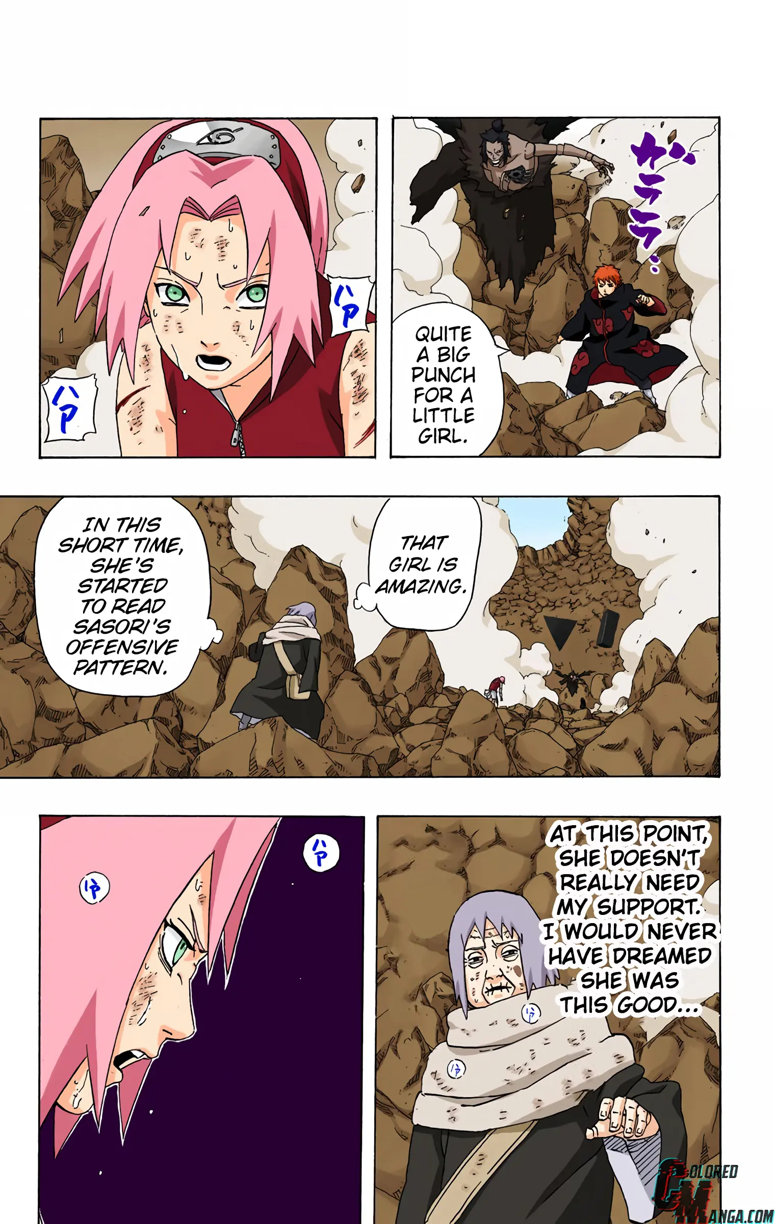 Naruto Colored Manga Online, chapter 270, page 8