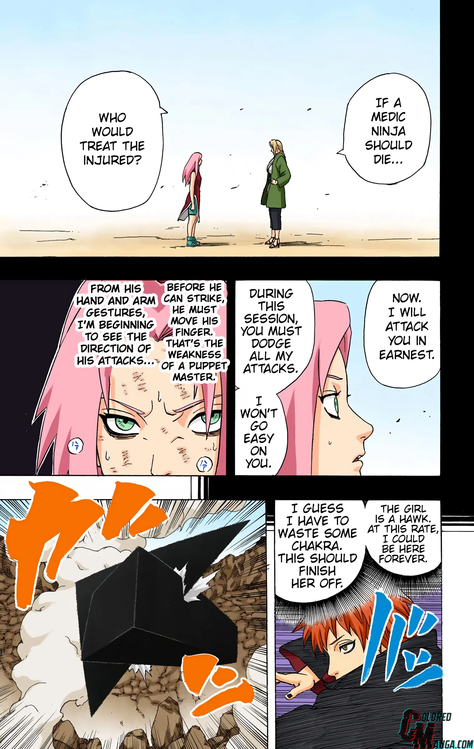 Naruto Colored Manga Online, chapter 270, page 10
