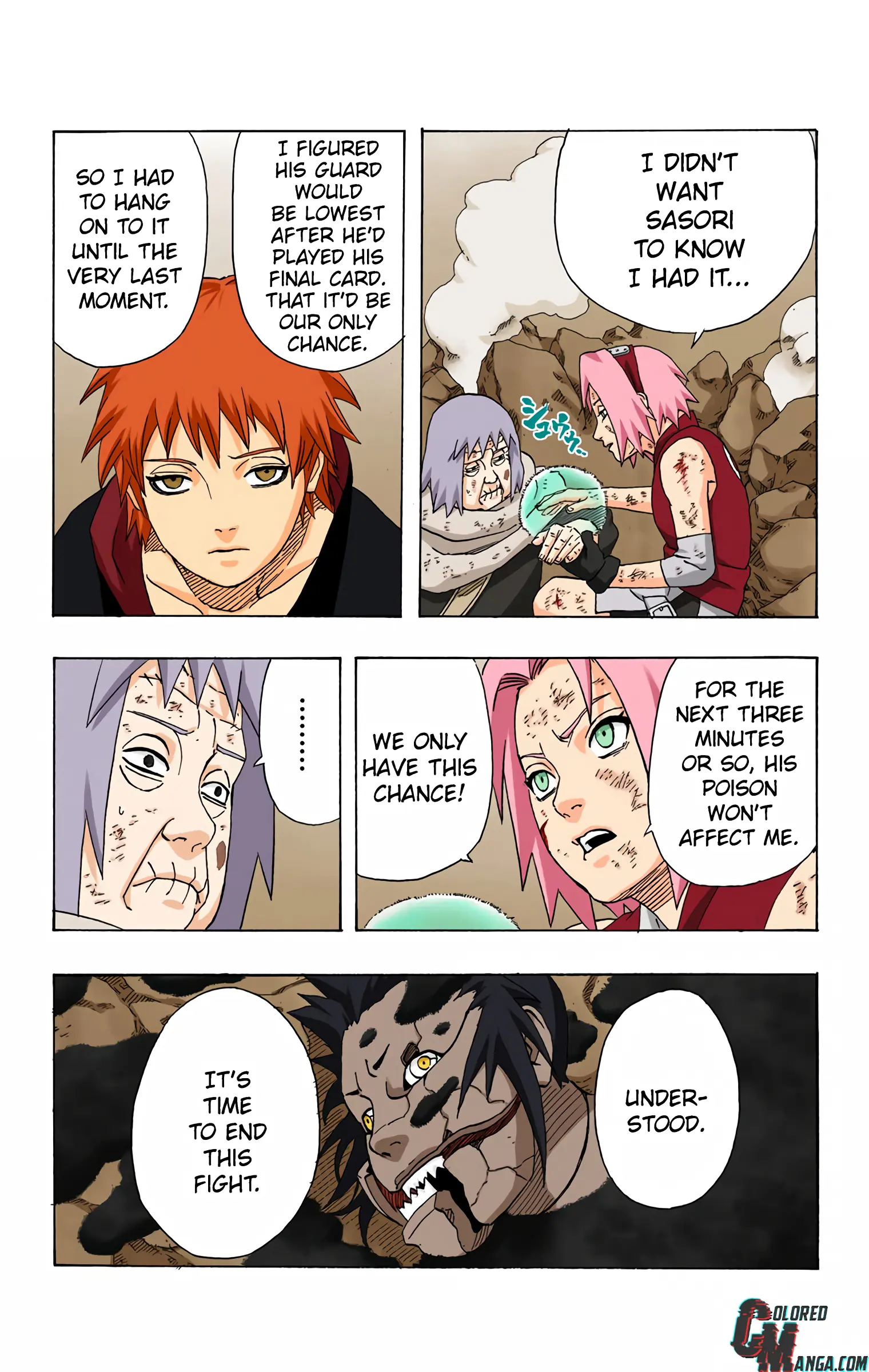 Naruto Colored Manga Online, chapter 270, page 19