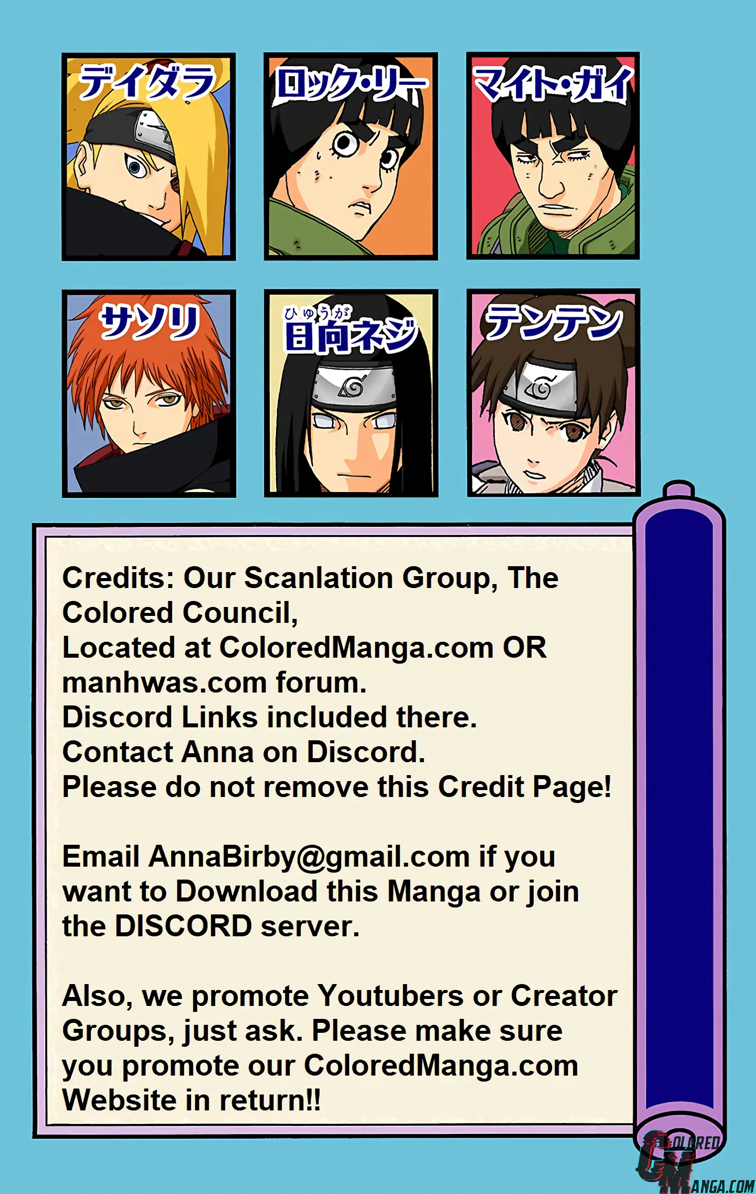 Naruto Colored Manga Online, chapter 272, page 5