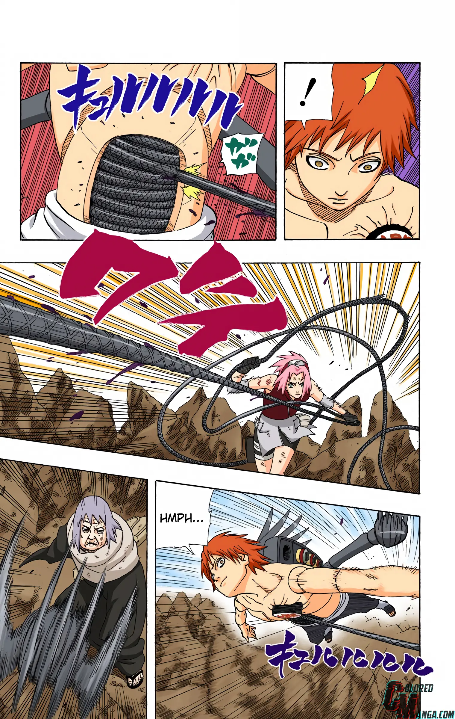 Naruto Colored Manga Online, chapter 272, page 8