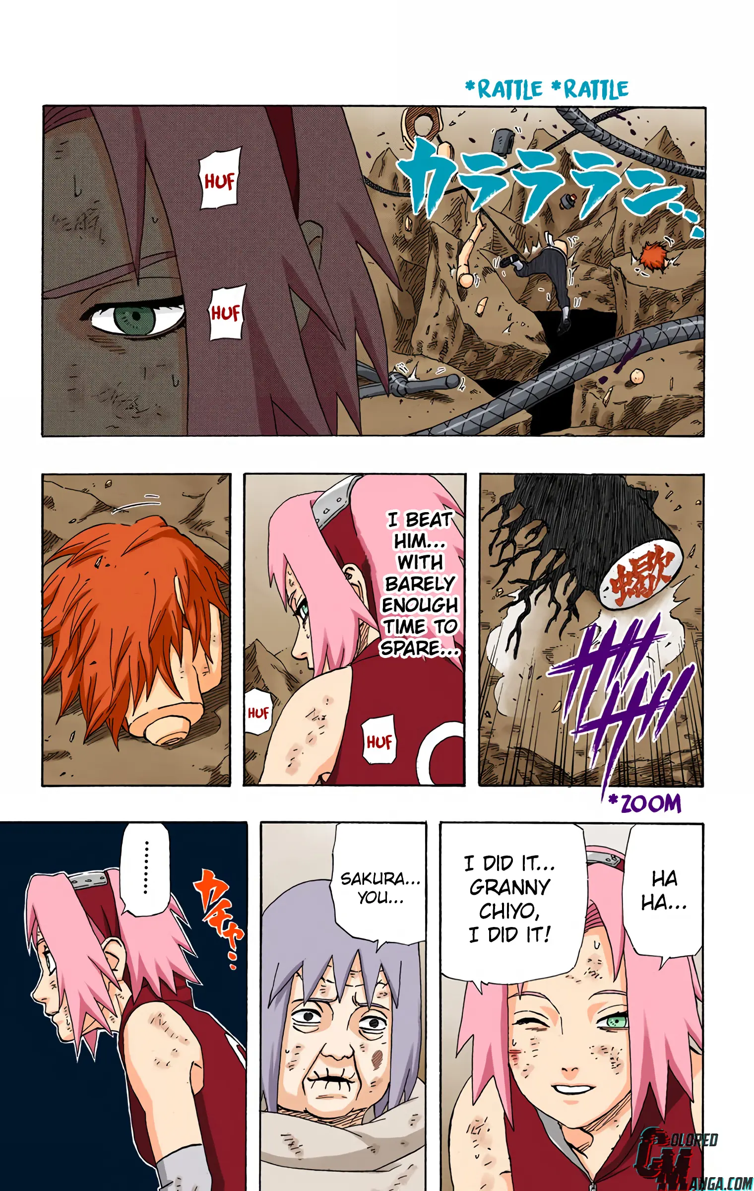 Naruto Colored Manga Online, chapter 272, page 12