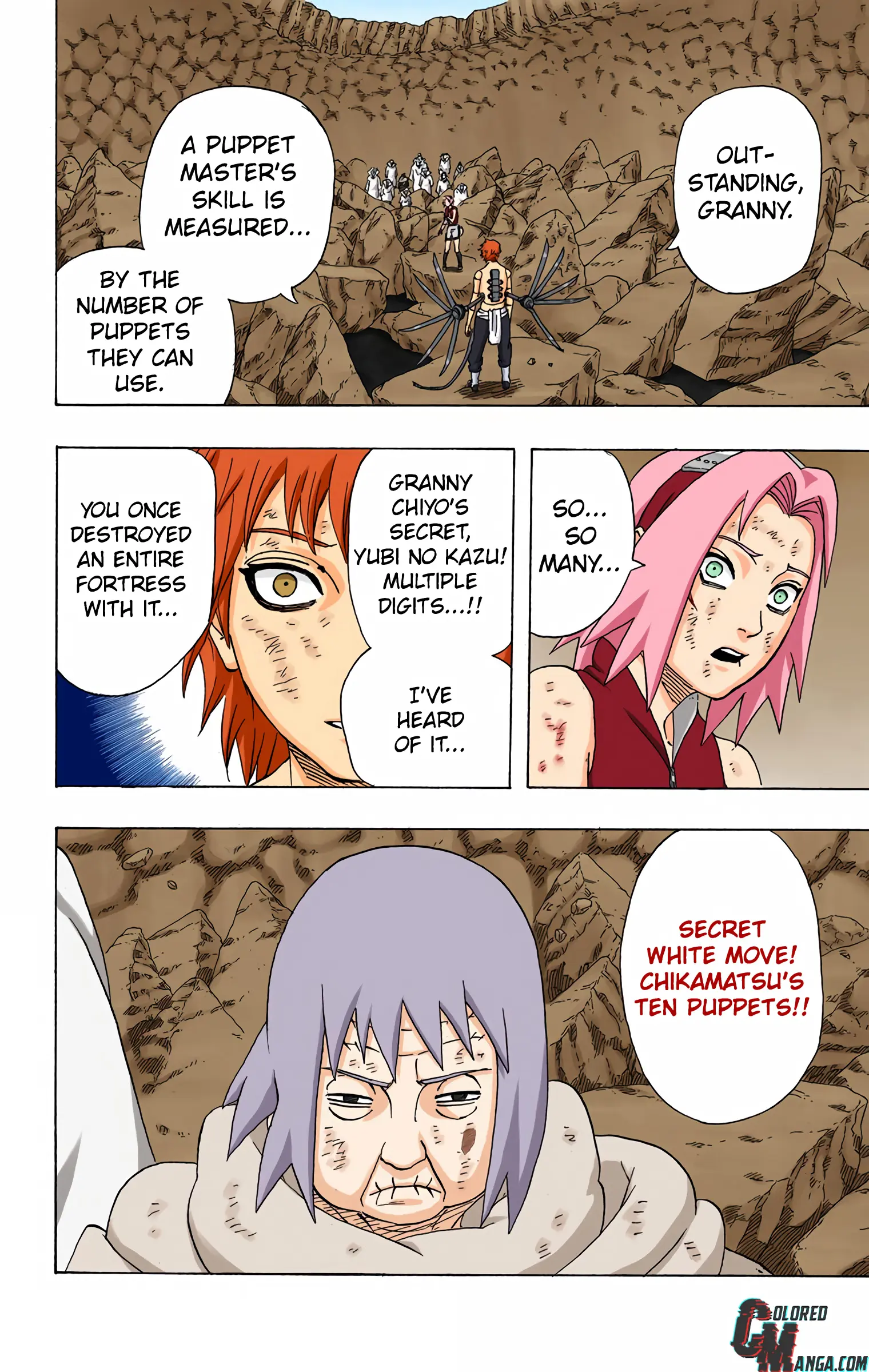 Naruto Colored Manga Online, chapter 272, page 16