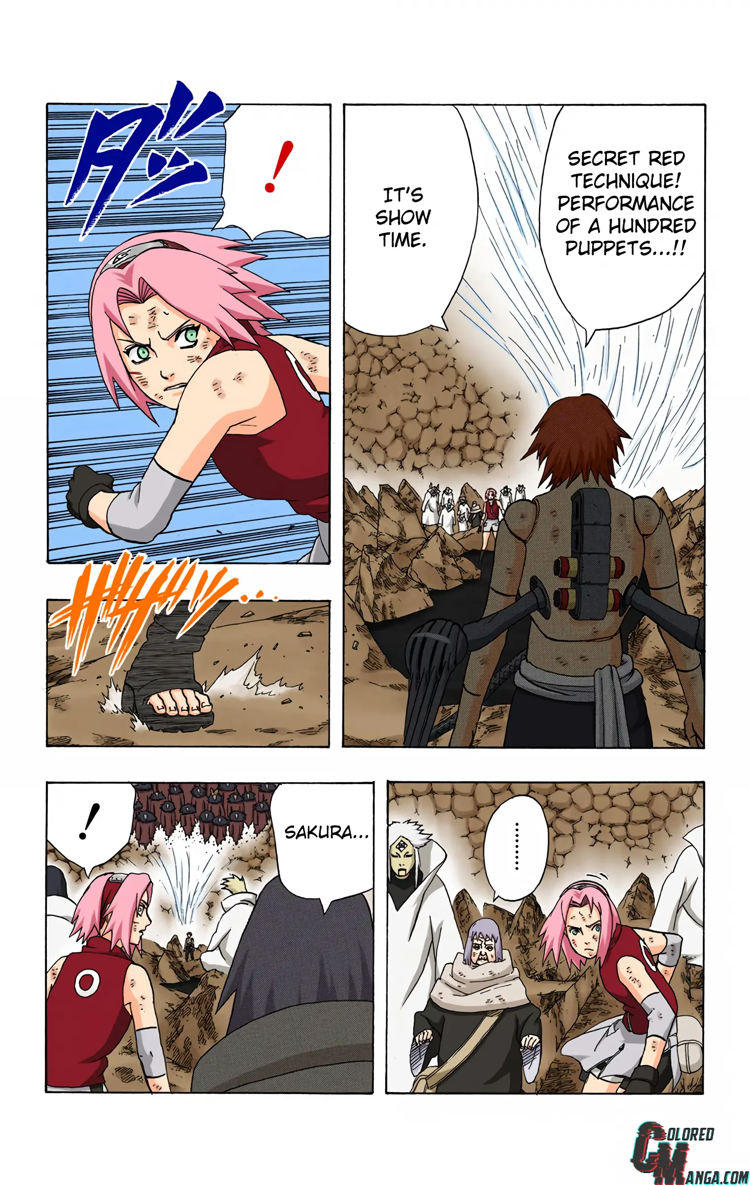 Naruto Colored Manga Online, chapter 272, page 20