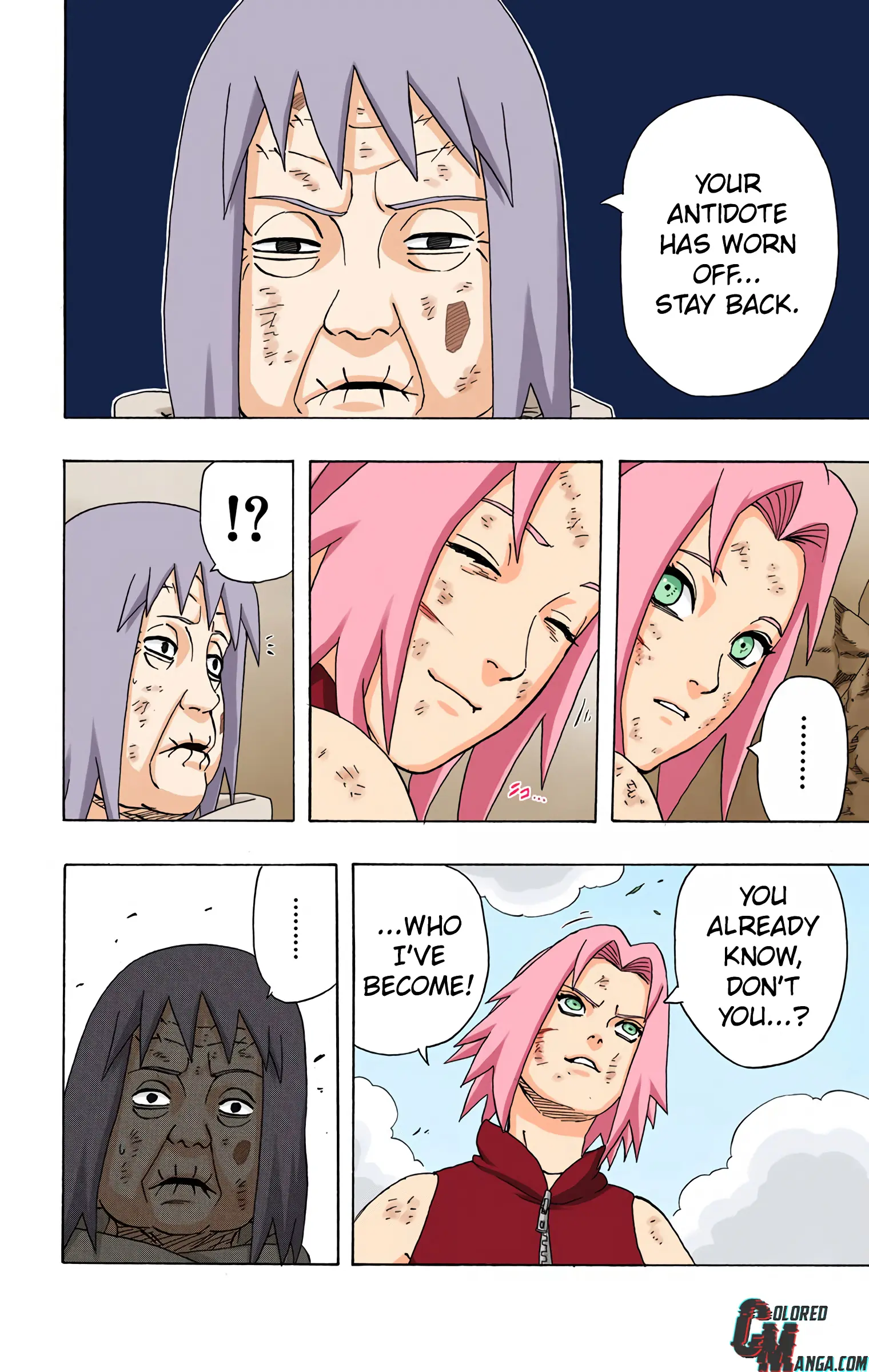 Naruto Colored Manga Online, chapter 272, page 21