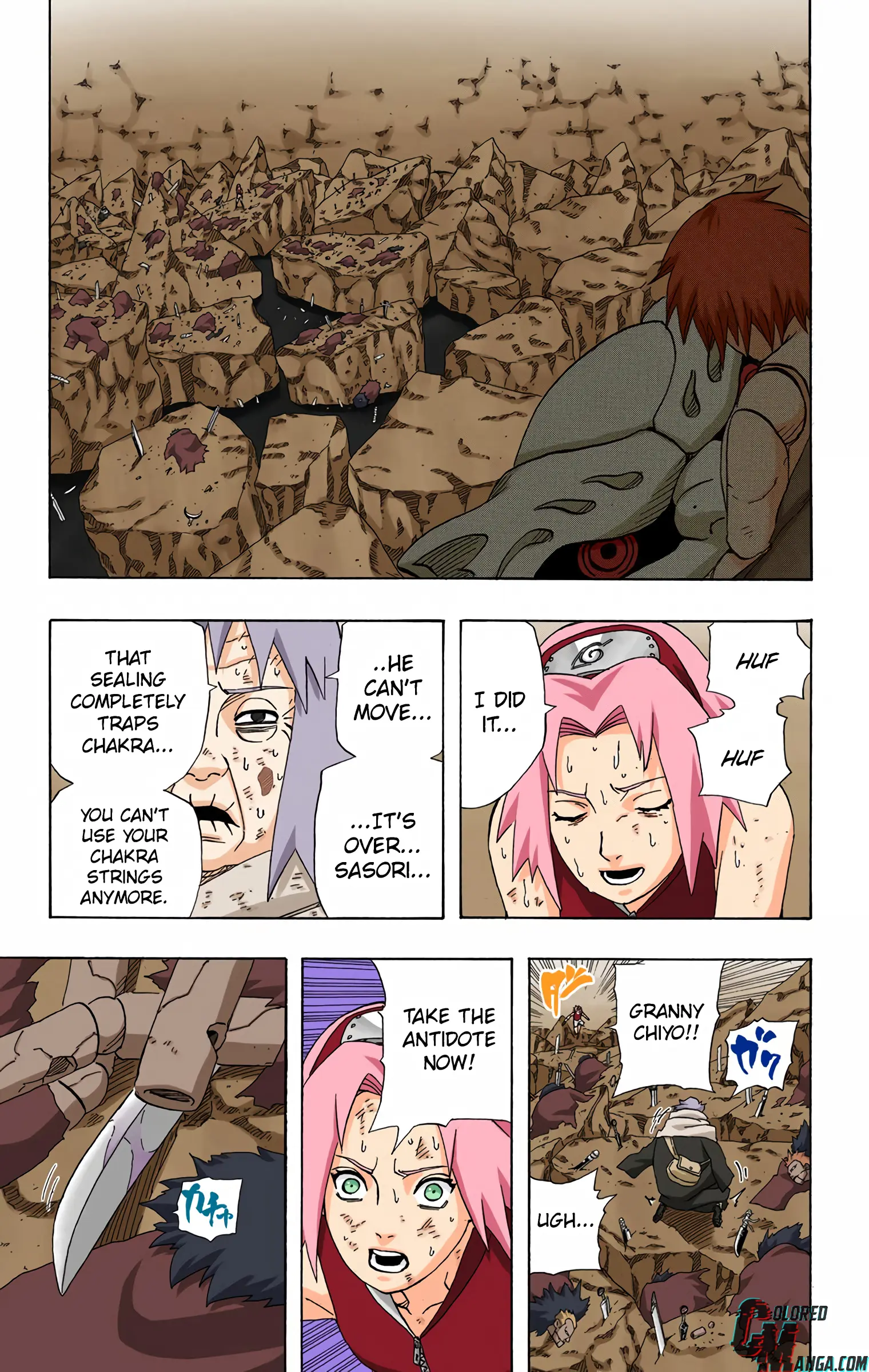 Naruto Colored Manga Online, chapter 273, page 15