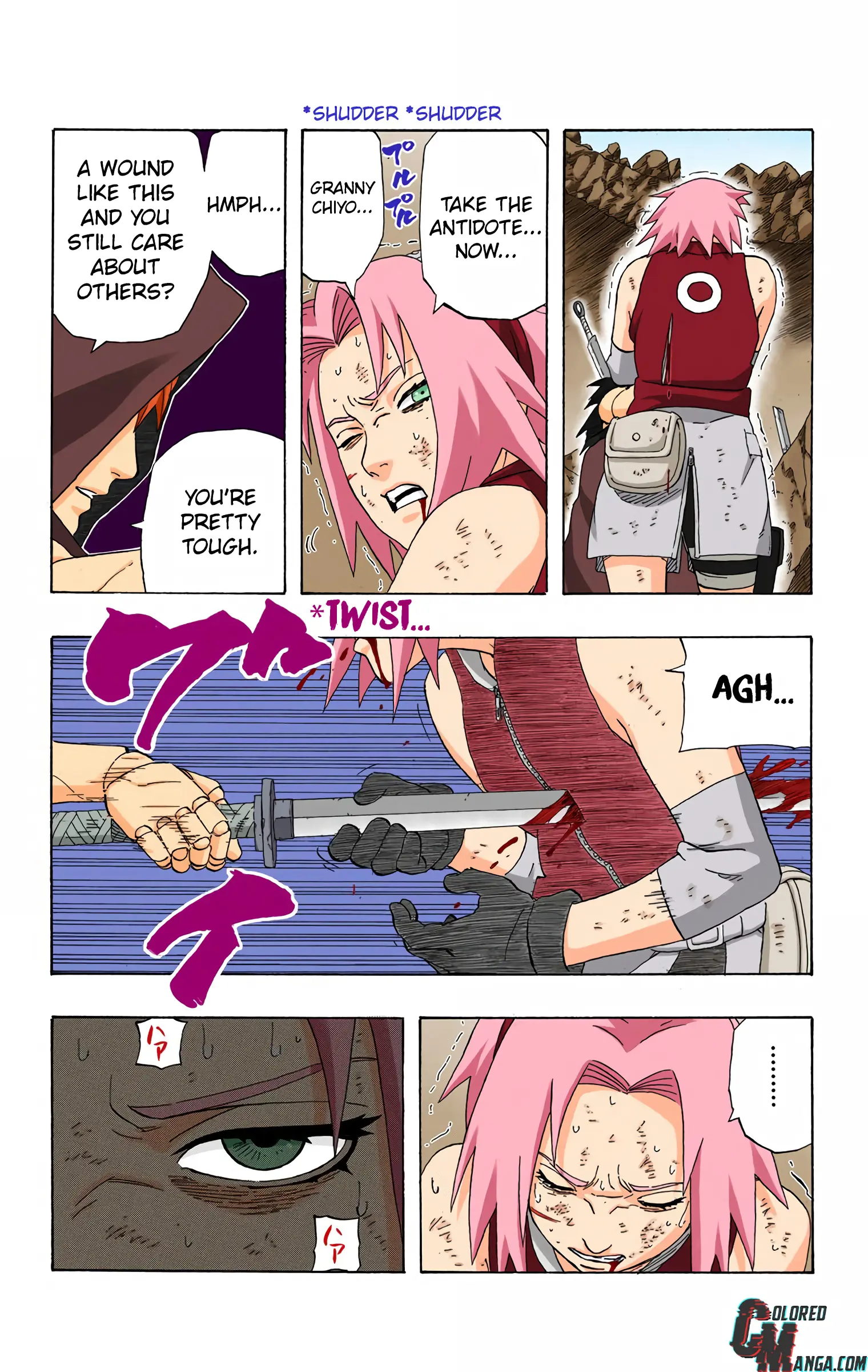 Naruto Colored Manga Online, chapter 274, page 3