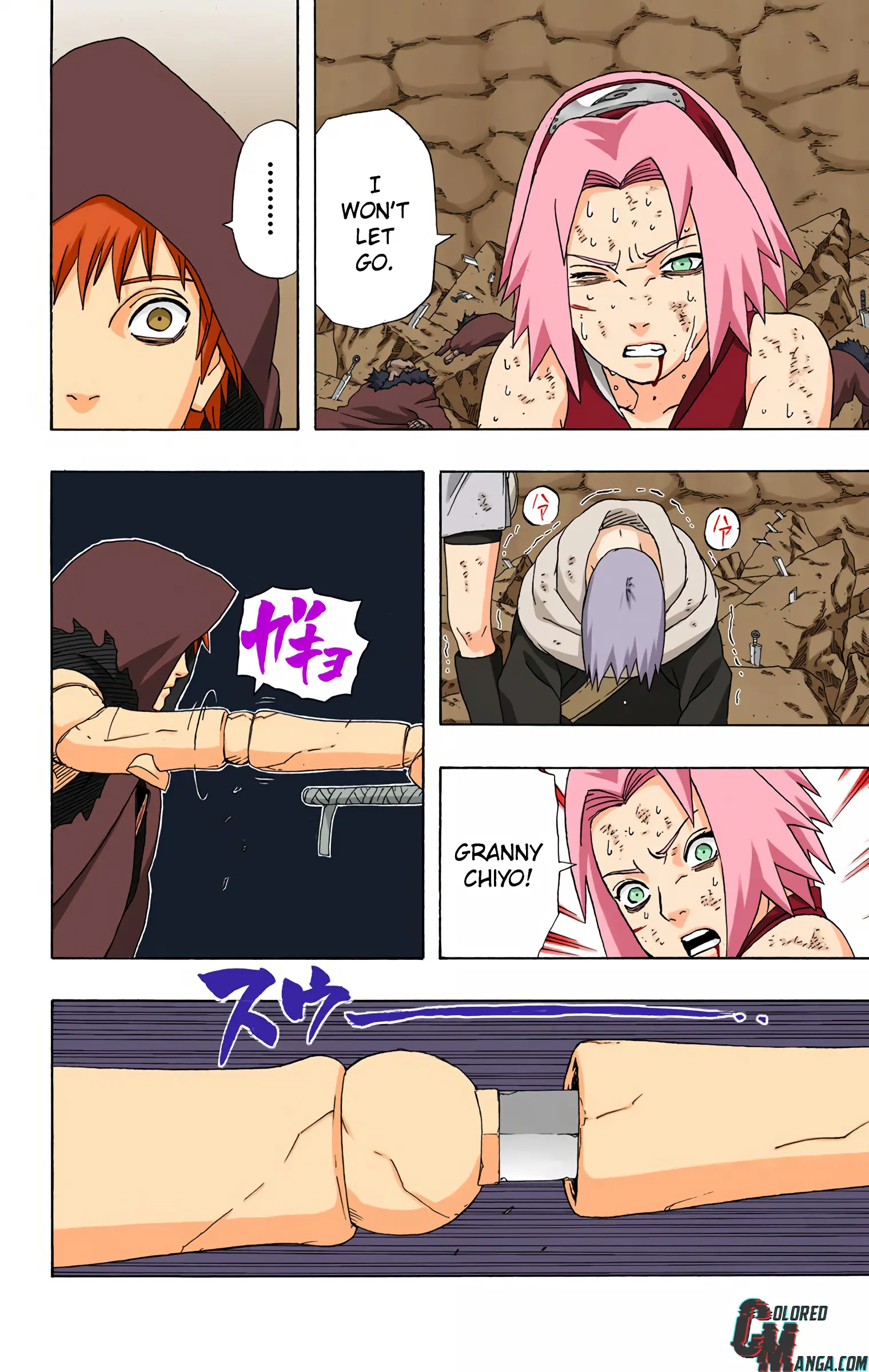 Naruto Colored Manga Online, chapter 274, page 8