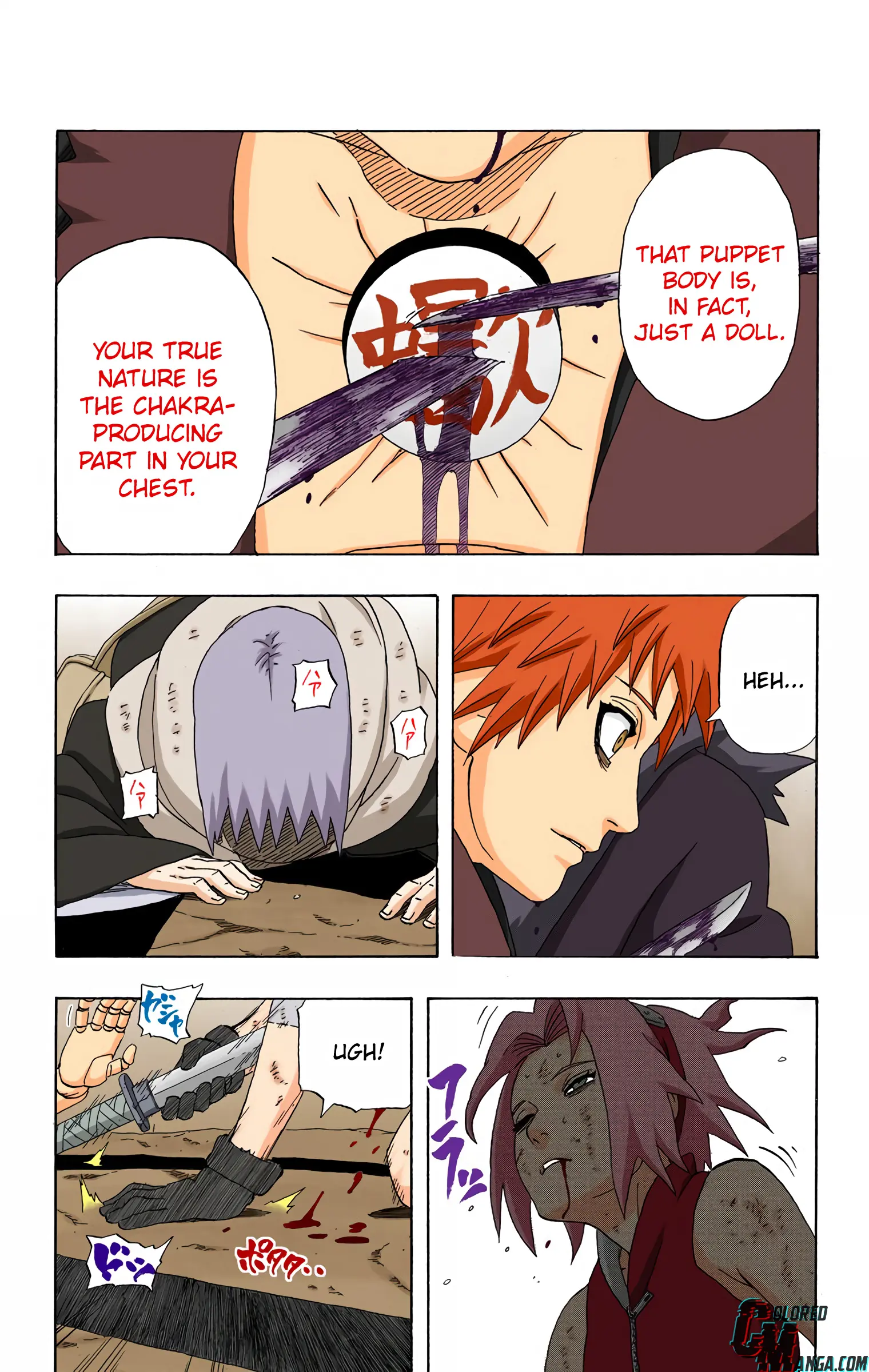 Naruto Colored Manga Online, chapter 274, page 12