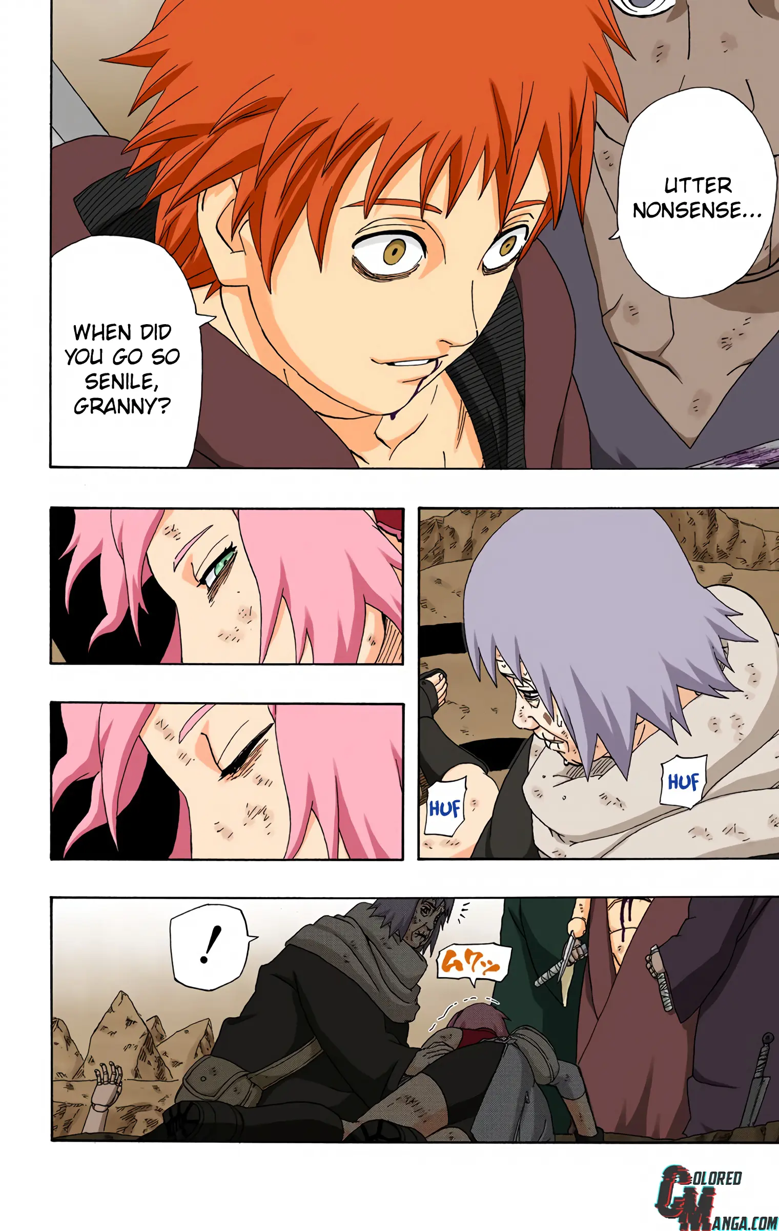 Naruto Colored Manga Online, chapter 275, page 2