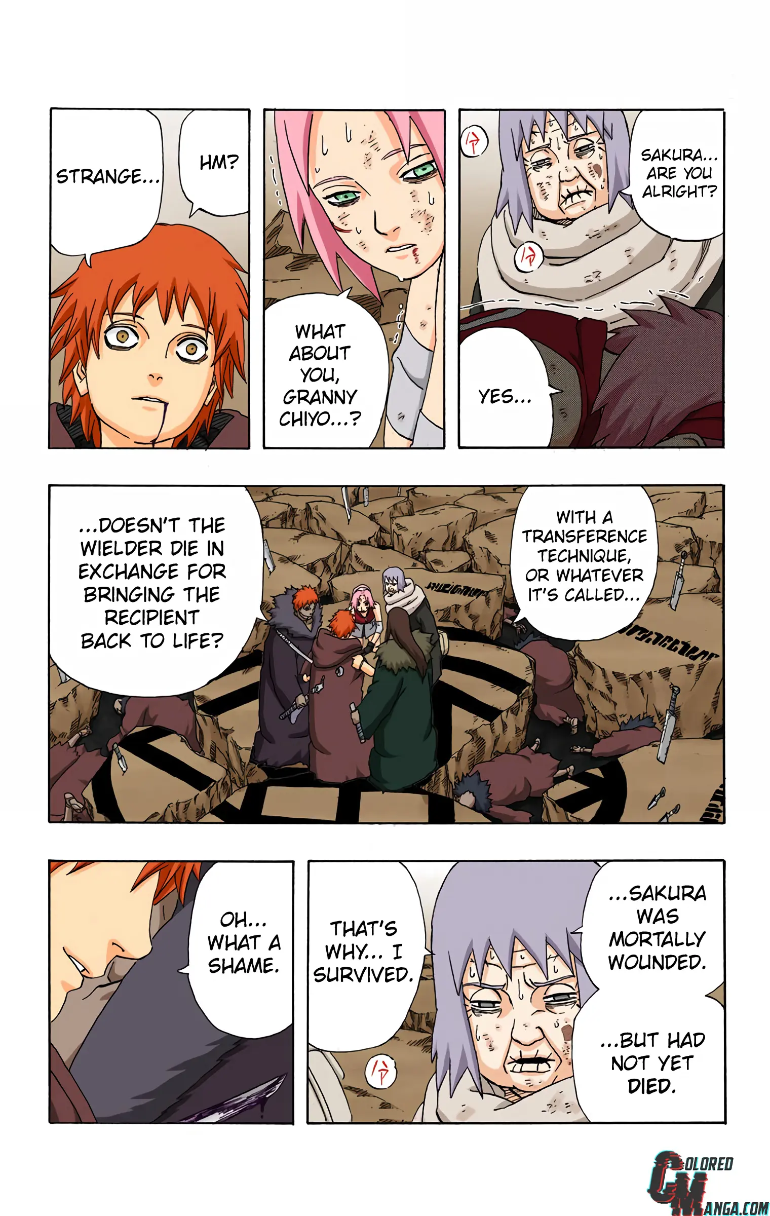 Naruto Colored Manga Online, chapter 275, page 3