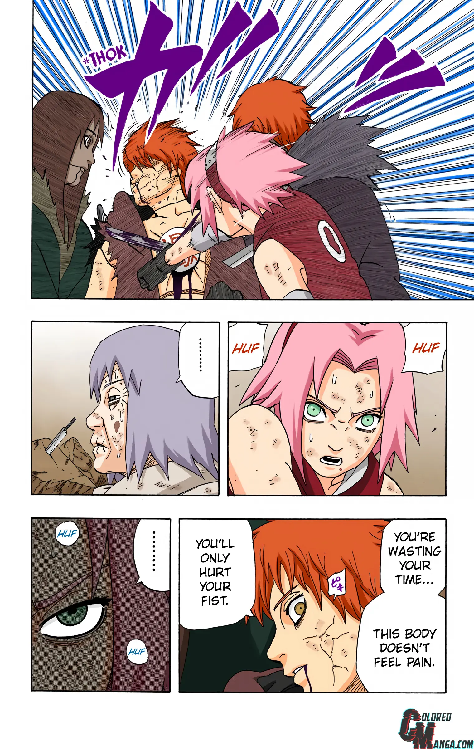 Naruto Colored Manga Online, chapter 275, page 4
