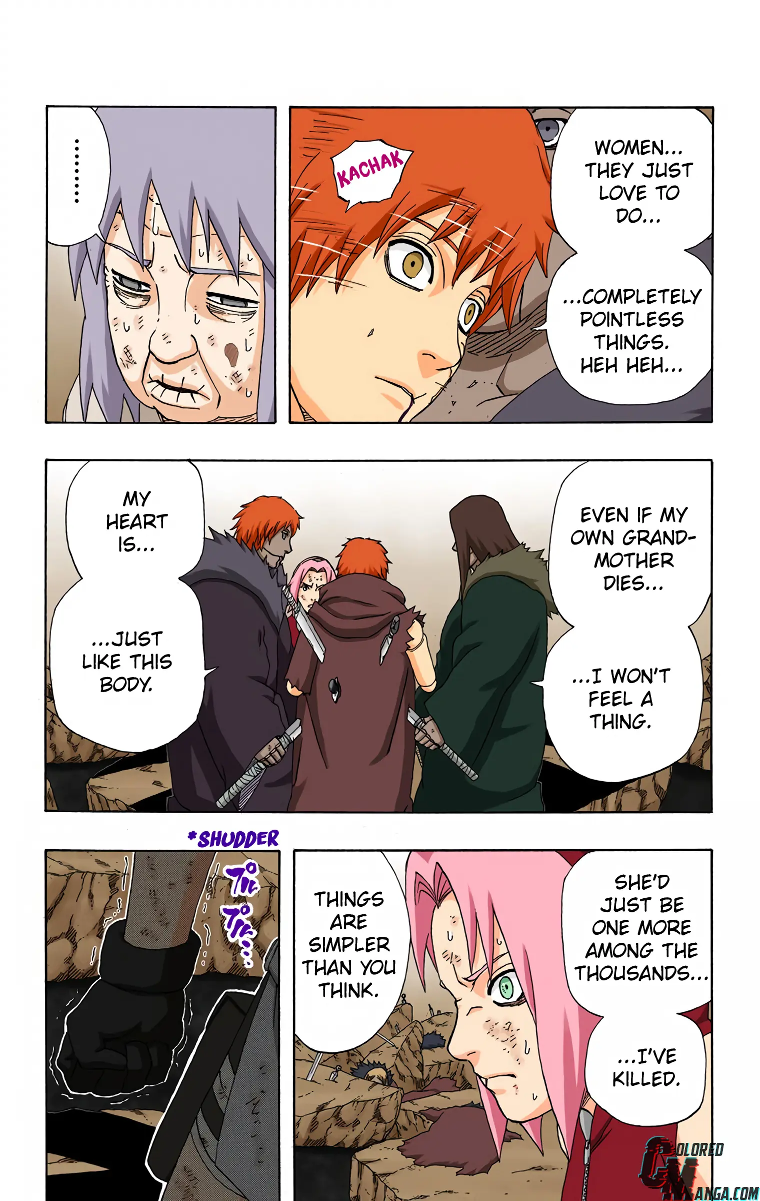 Naruto Colored Manga Online, chapter 275, page 5