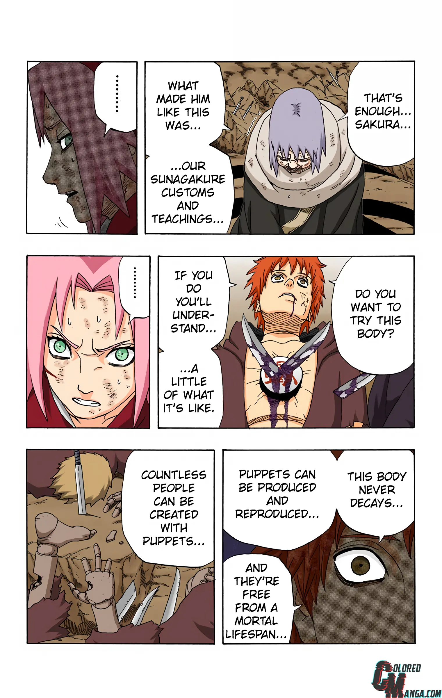 Naruto Colored Manga Online, chapter 275, page 7