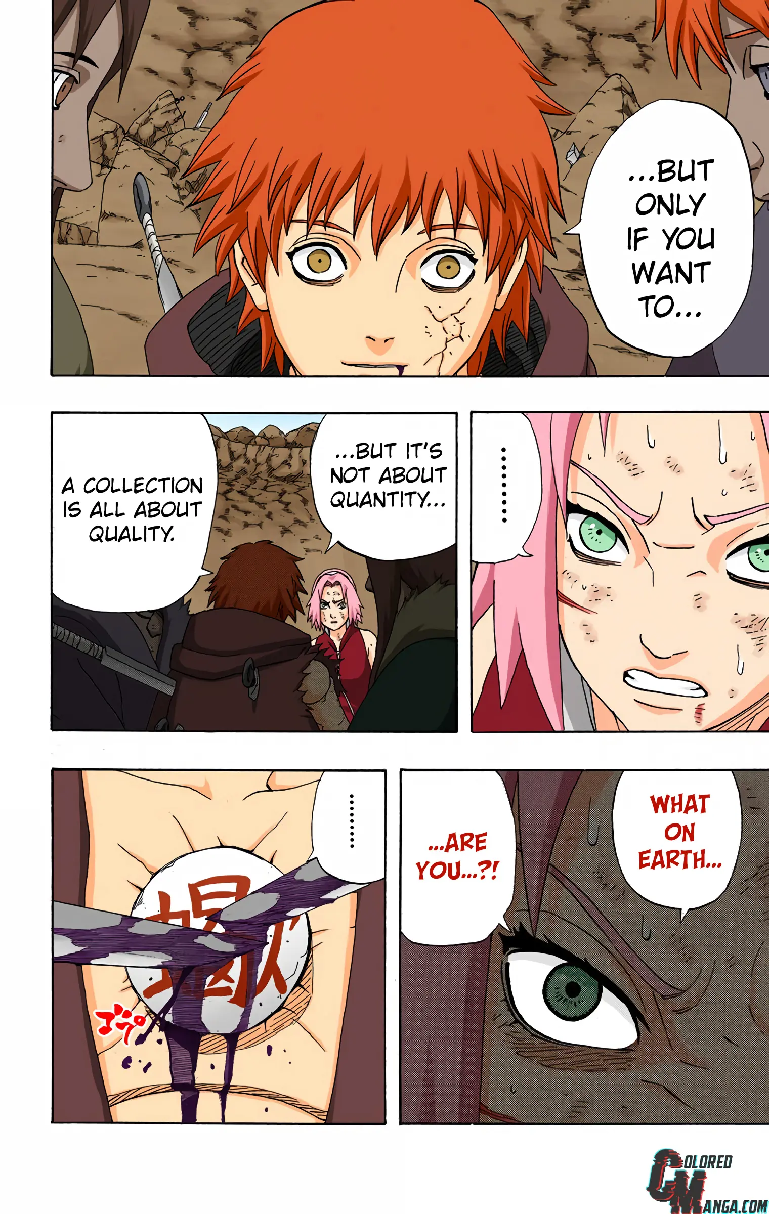 Naruto Colored Manga Online, chapter 275, page 8
