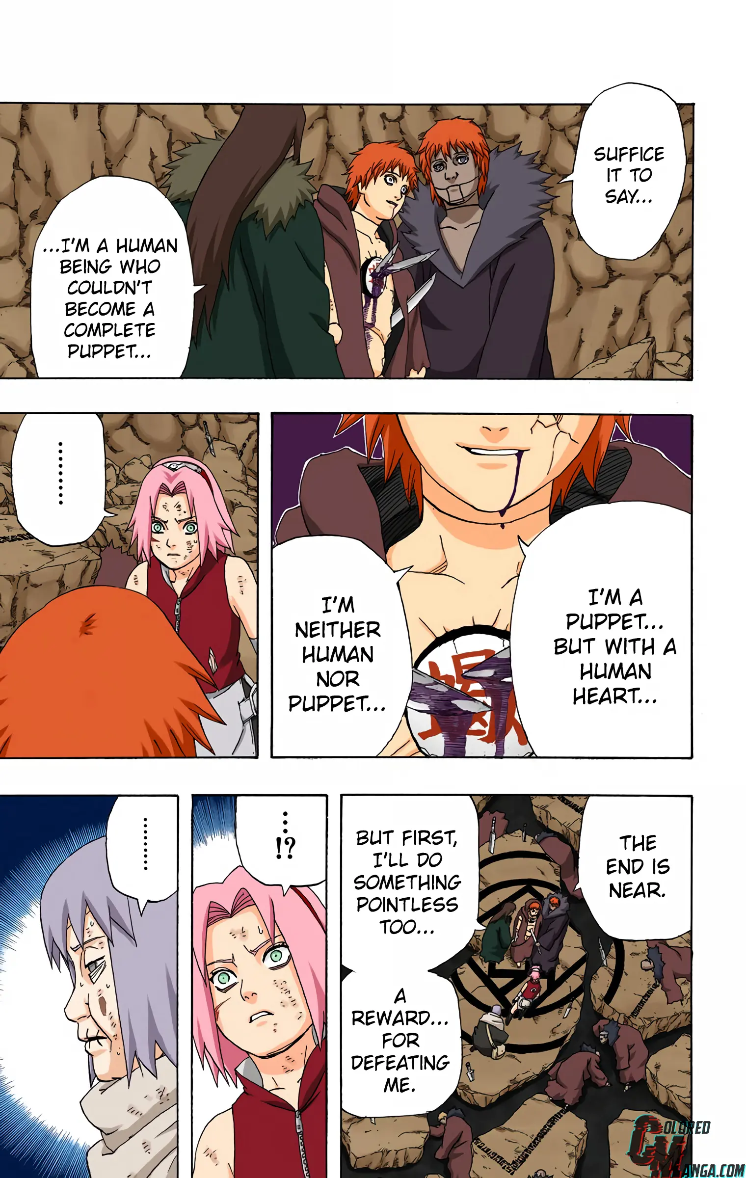 Naruto Colored Manga Online, chapter 275, page 9