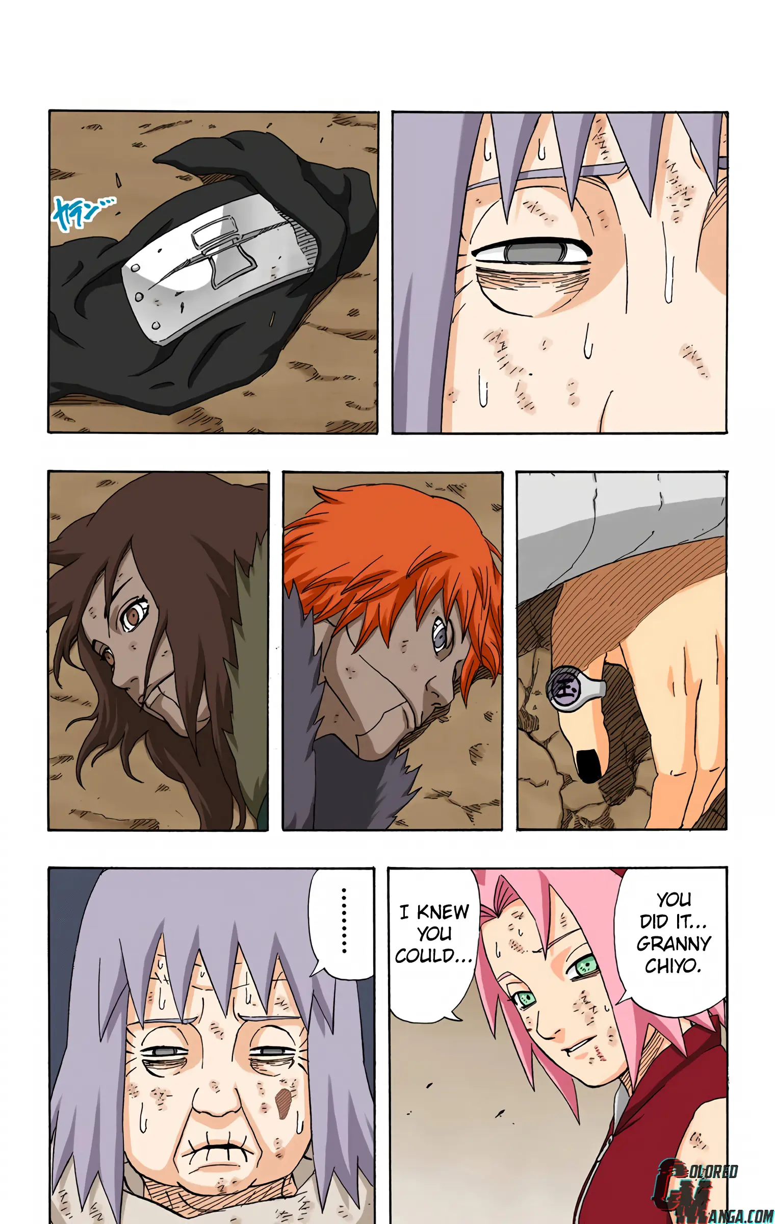 Naruto Colored Manga Online, chapter 275, page 13