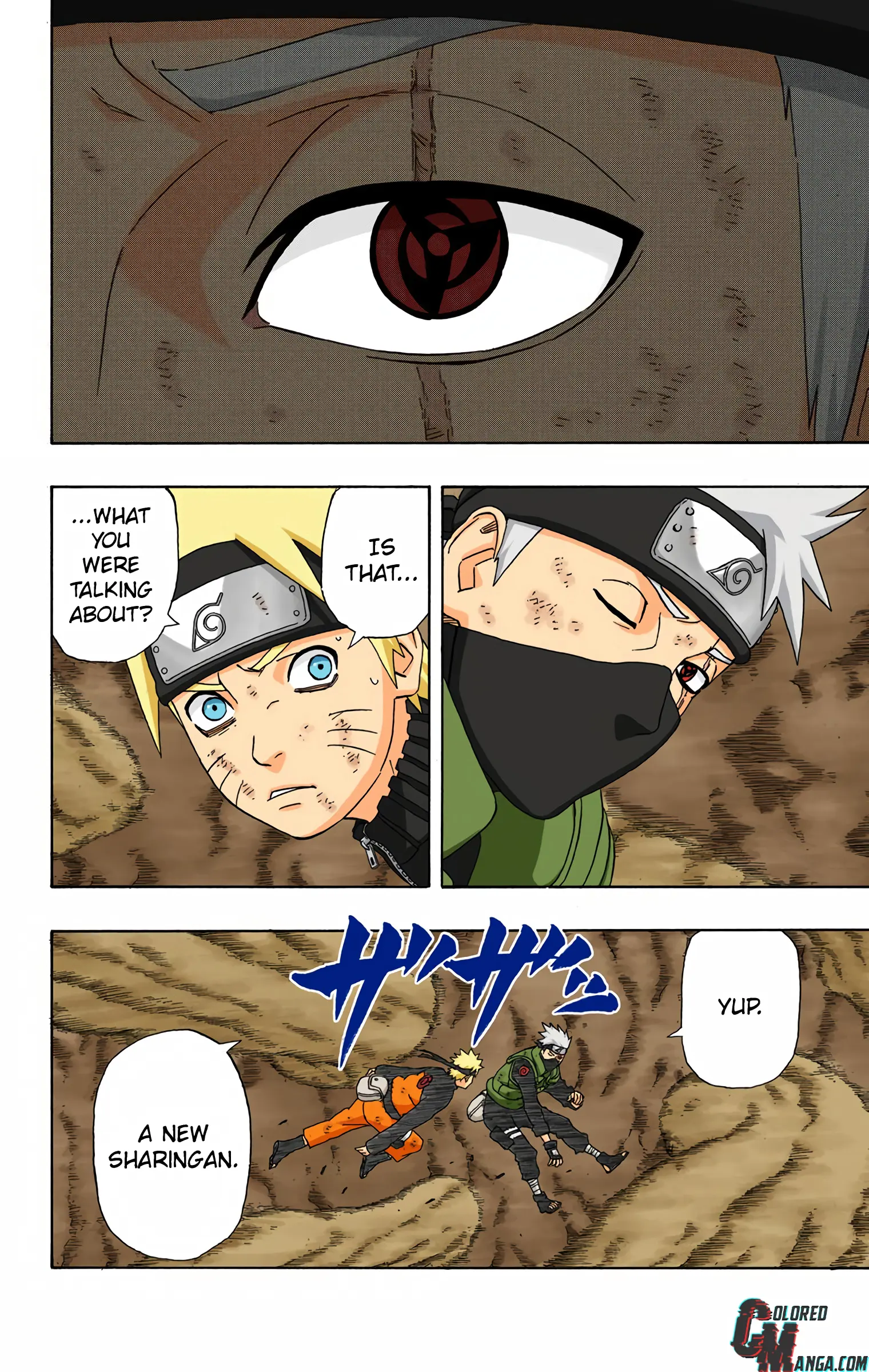 Naruto Colored Manga Online, chapter 276, page 2