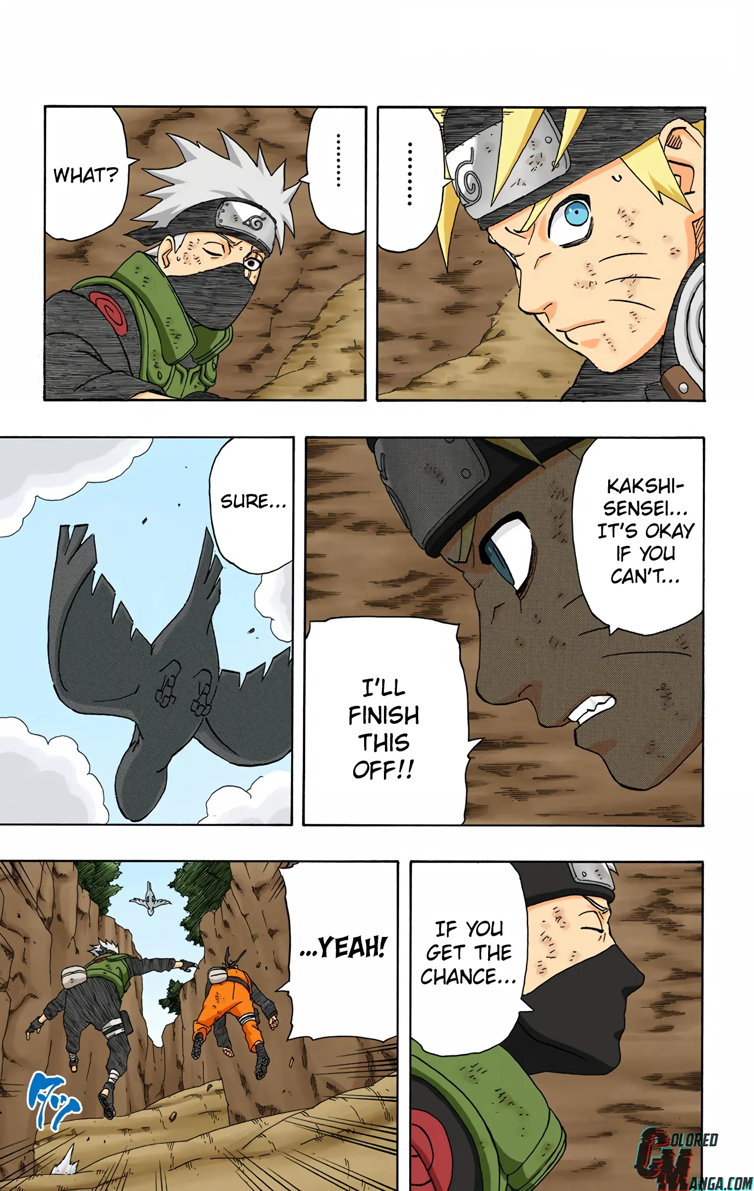 Naruto Colored Manga Online, chapter 276, page 3