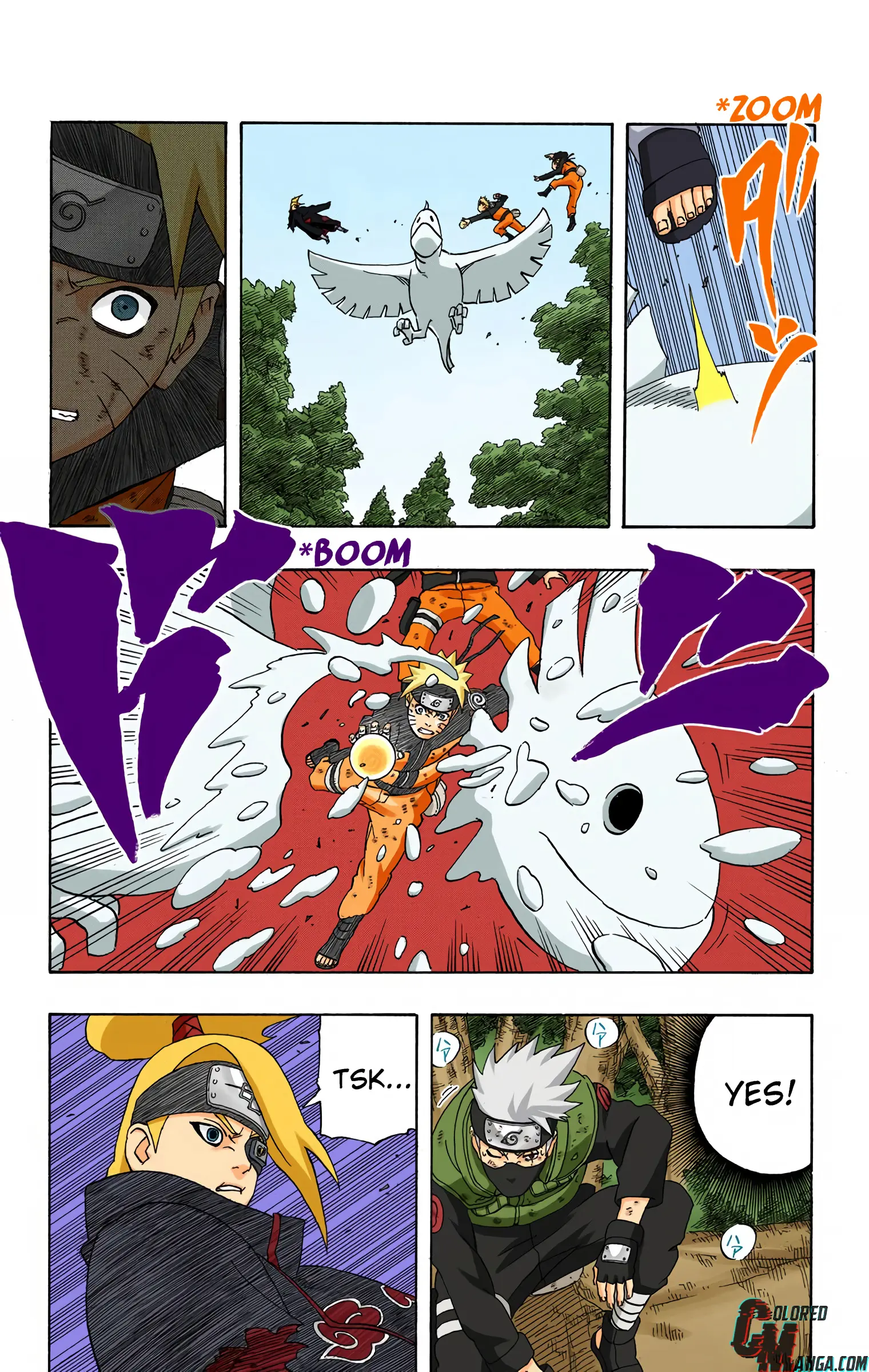 Naruto Colored Manga Online, chapter 276, page 13