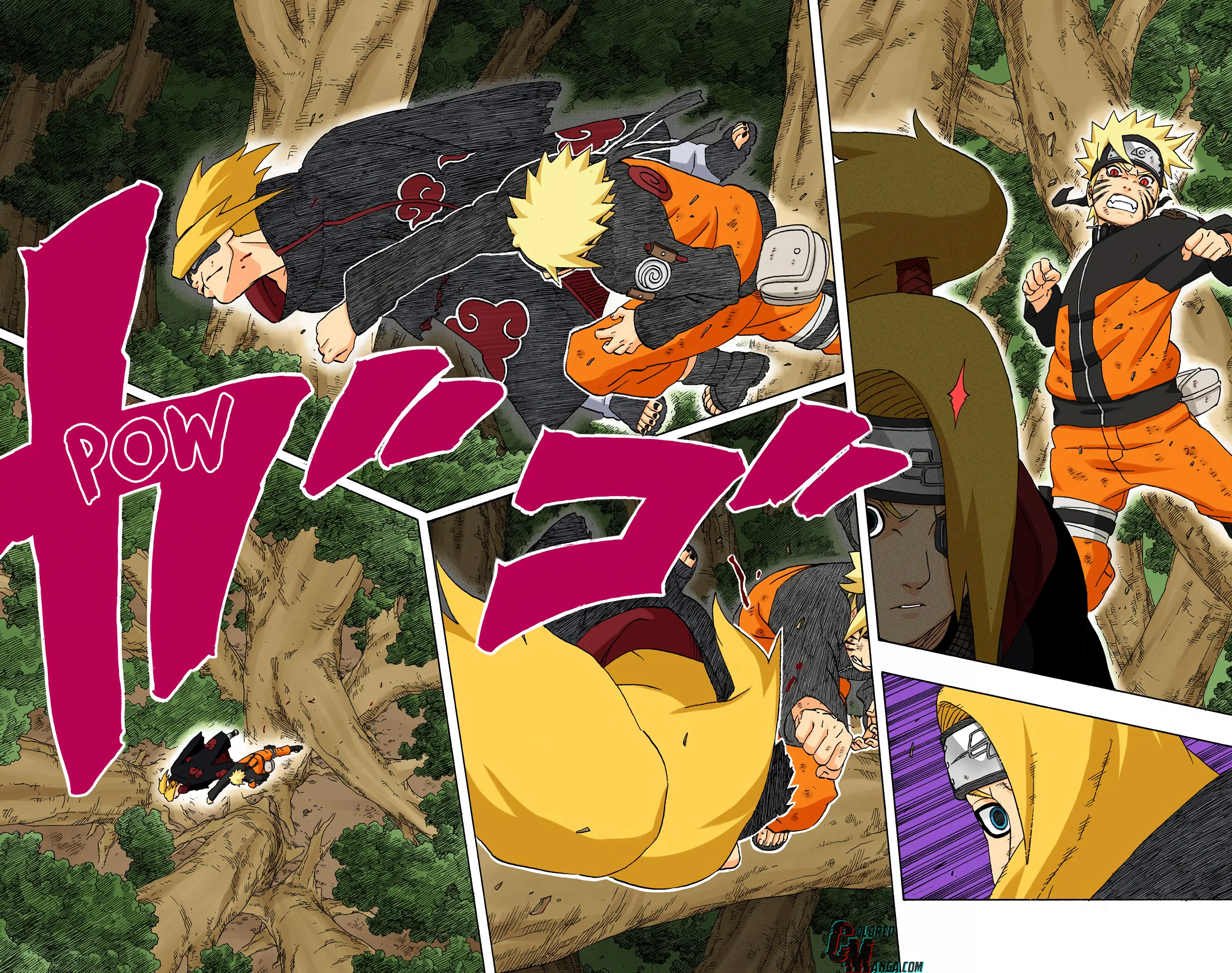 Naruto Colored Manga Online, chapter 276, page 18