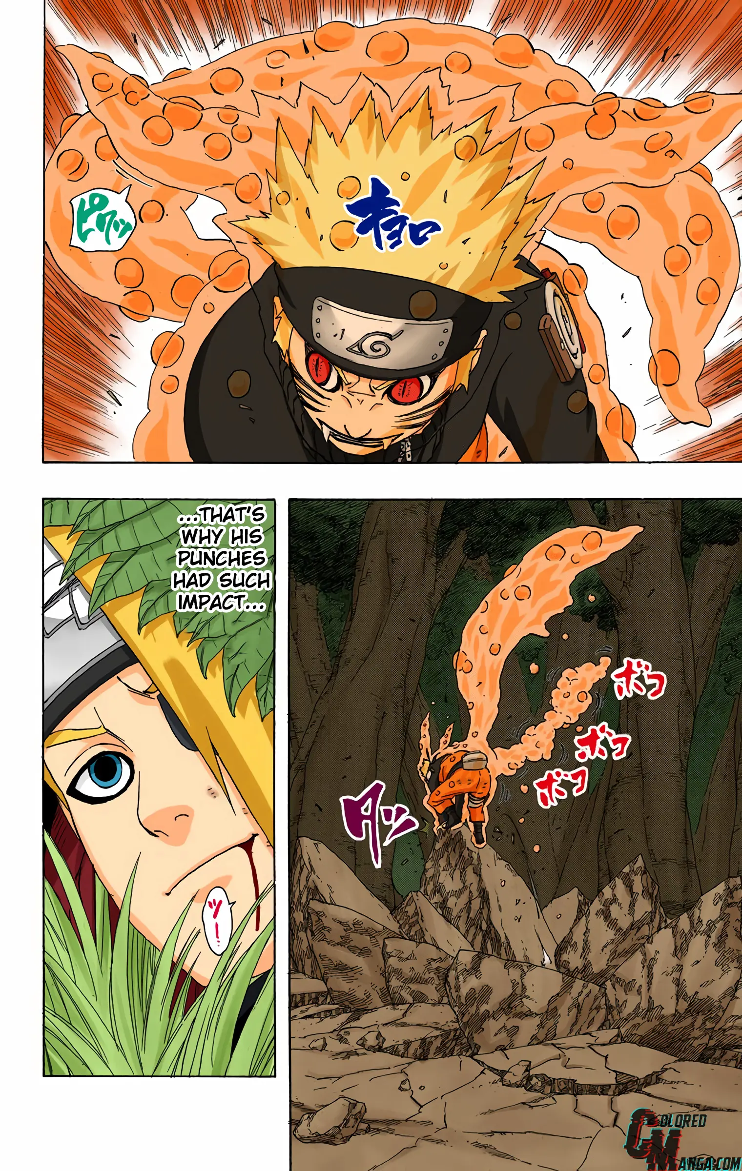 Naruto Colored Manga Online, chapter 277, page 8