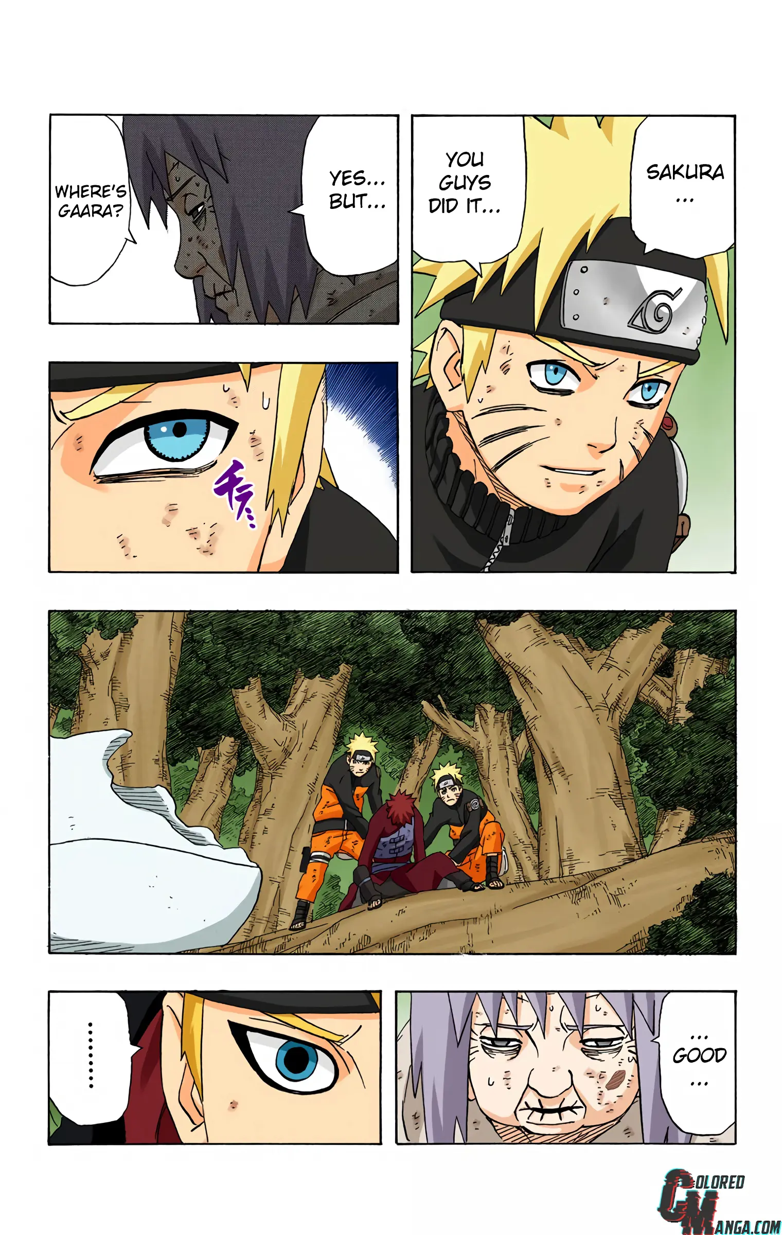 Naruto Colored Manga Online, chapter 277, page 13