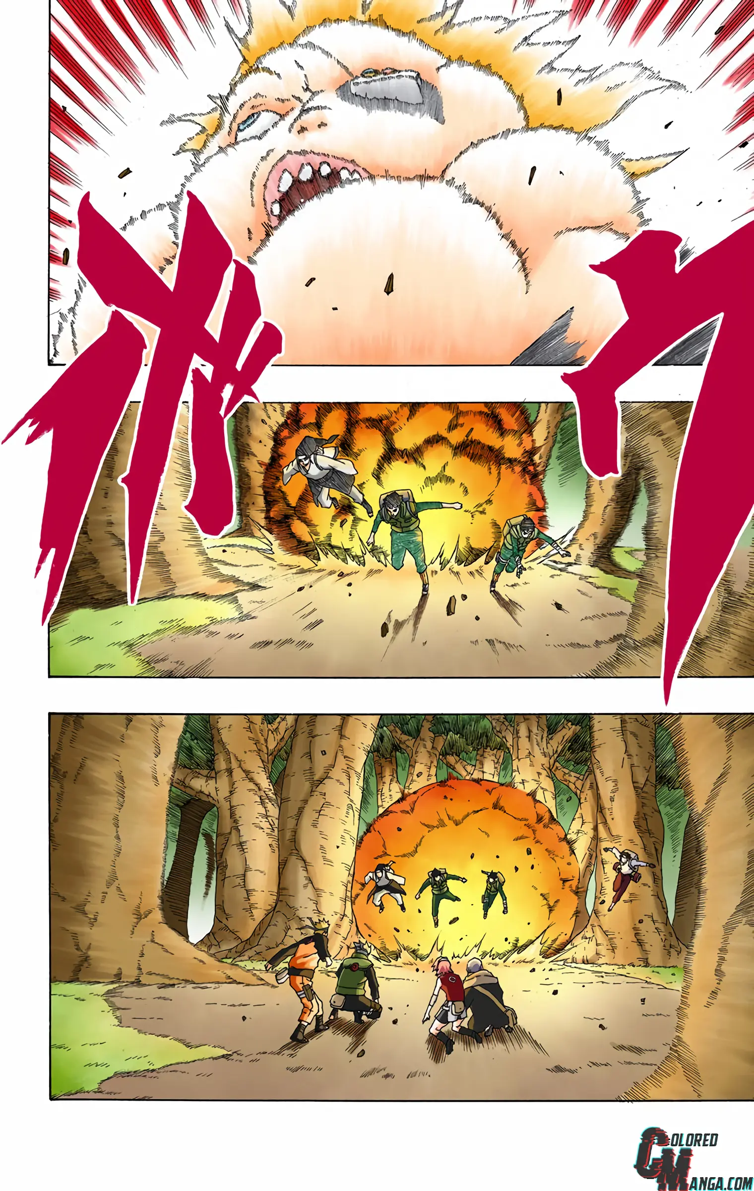 Naruto Colored Manga Online, chapter 278, page 2
