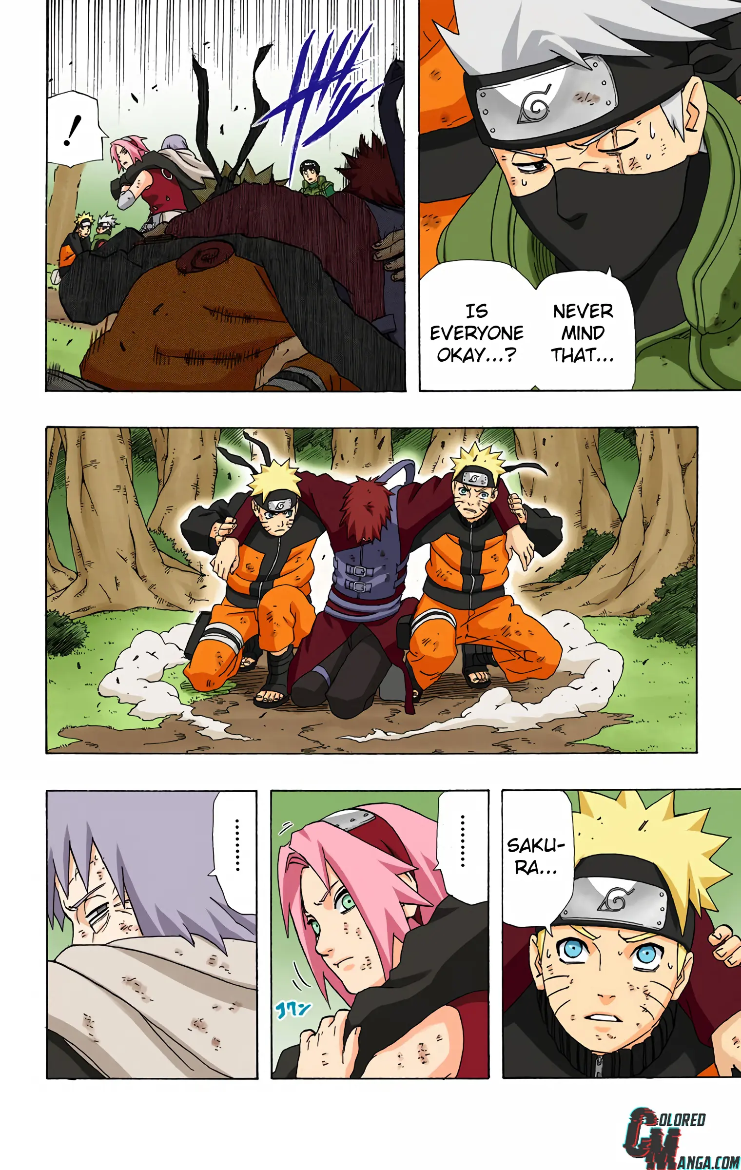 Naruto Colored Manga Online, chapter 278, page 8