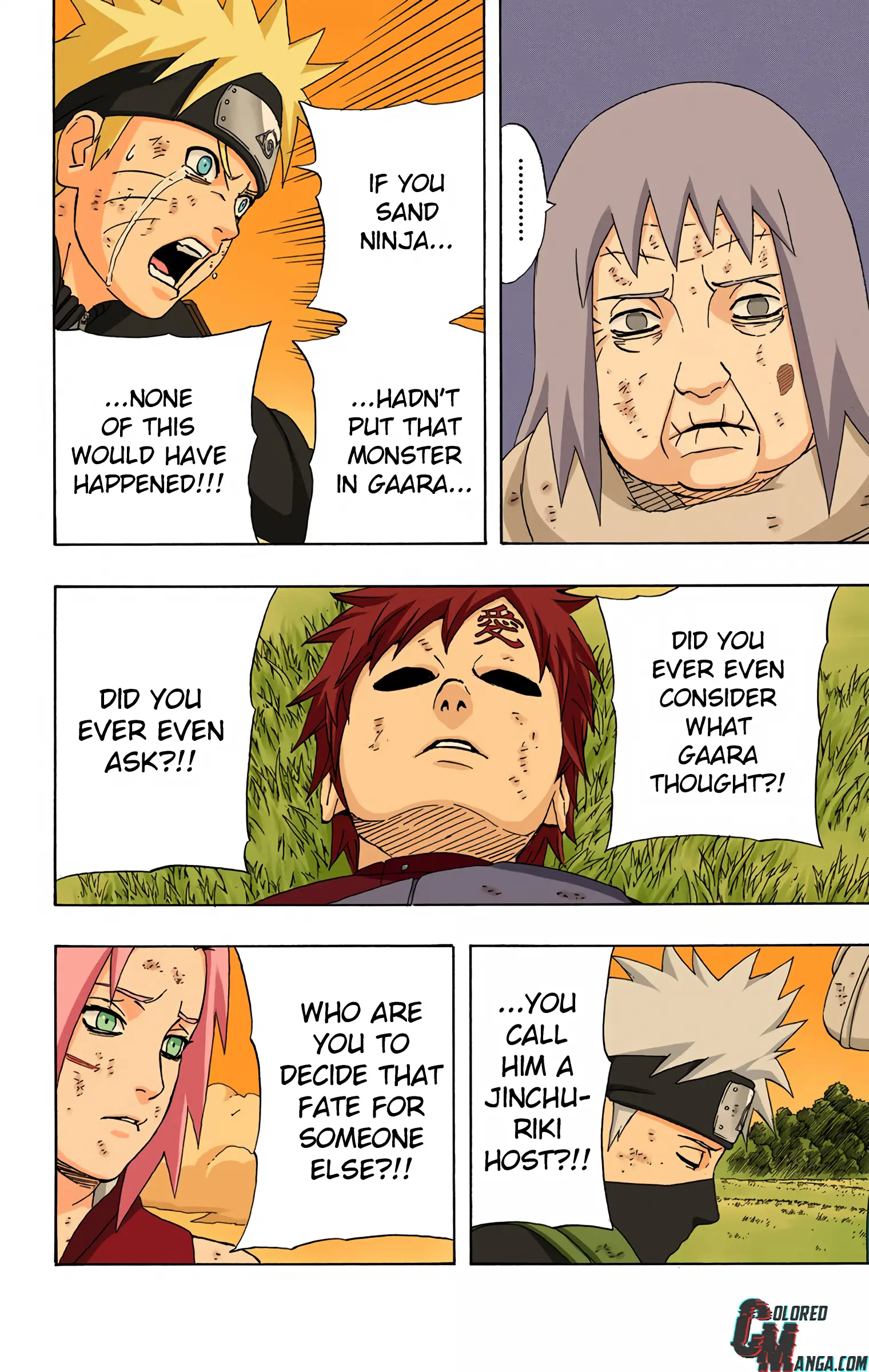 Naruto Colored Manga Online, chapter 278, page 13