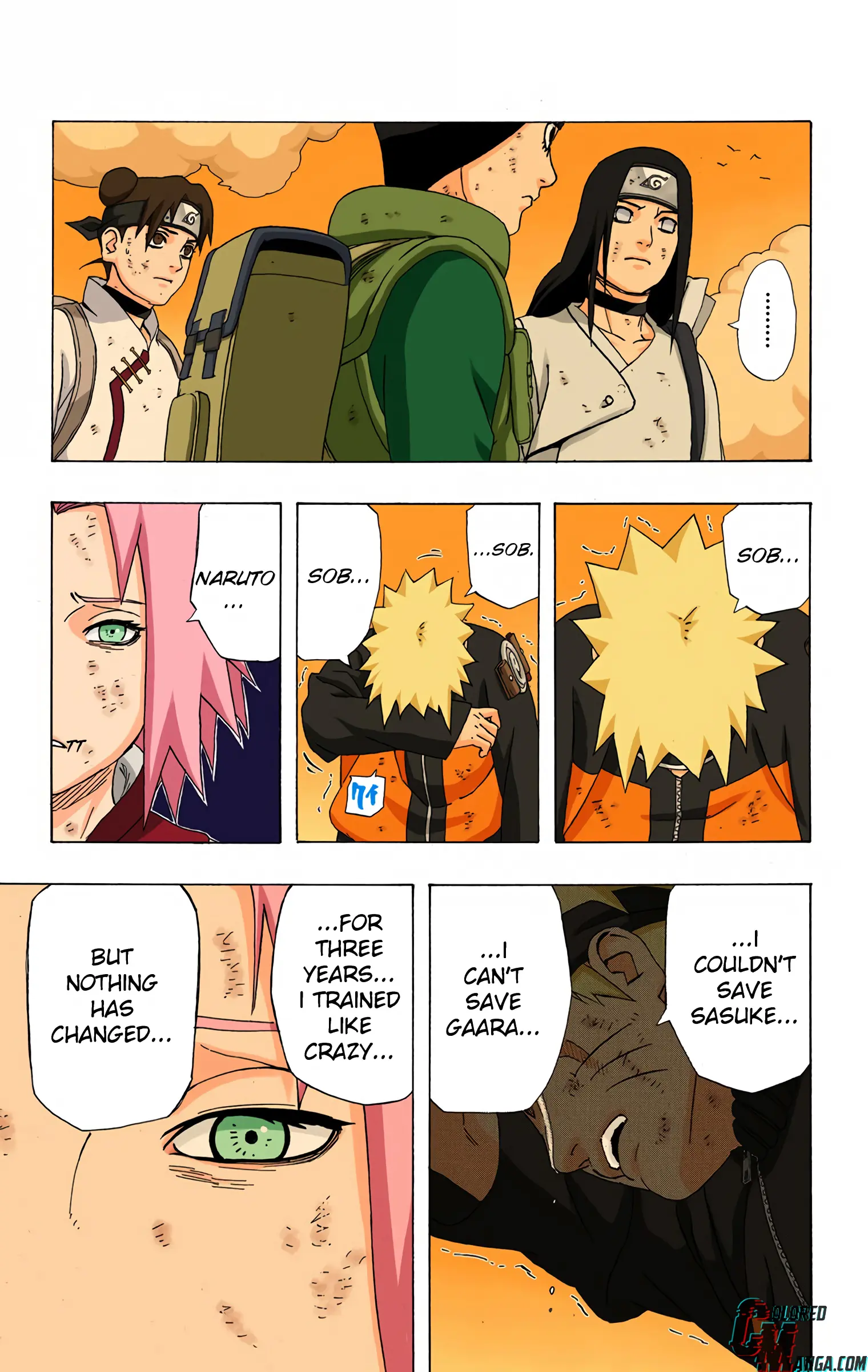 Naruto Colored Manga Online, chapter 278, page 14