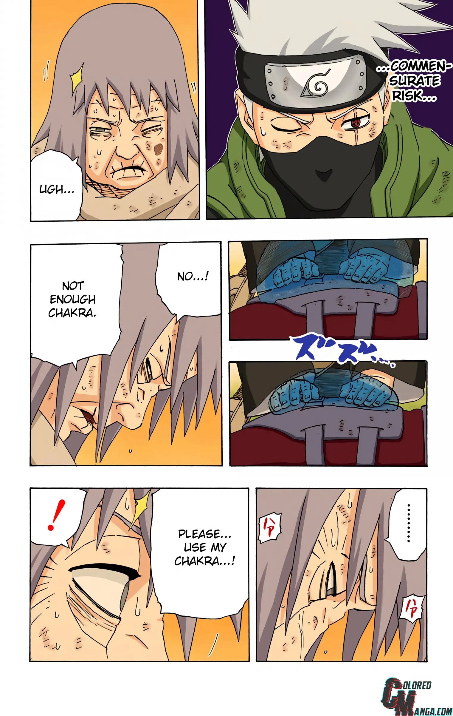 Naruto Colored Manga Online, chapter 279, page 4