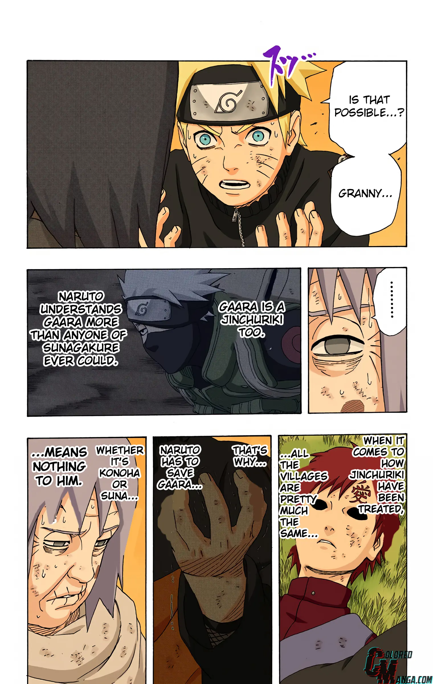 Naruto Colored Manga Online, chapter 279, page 5