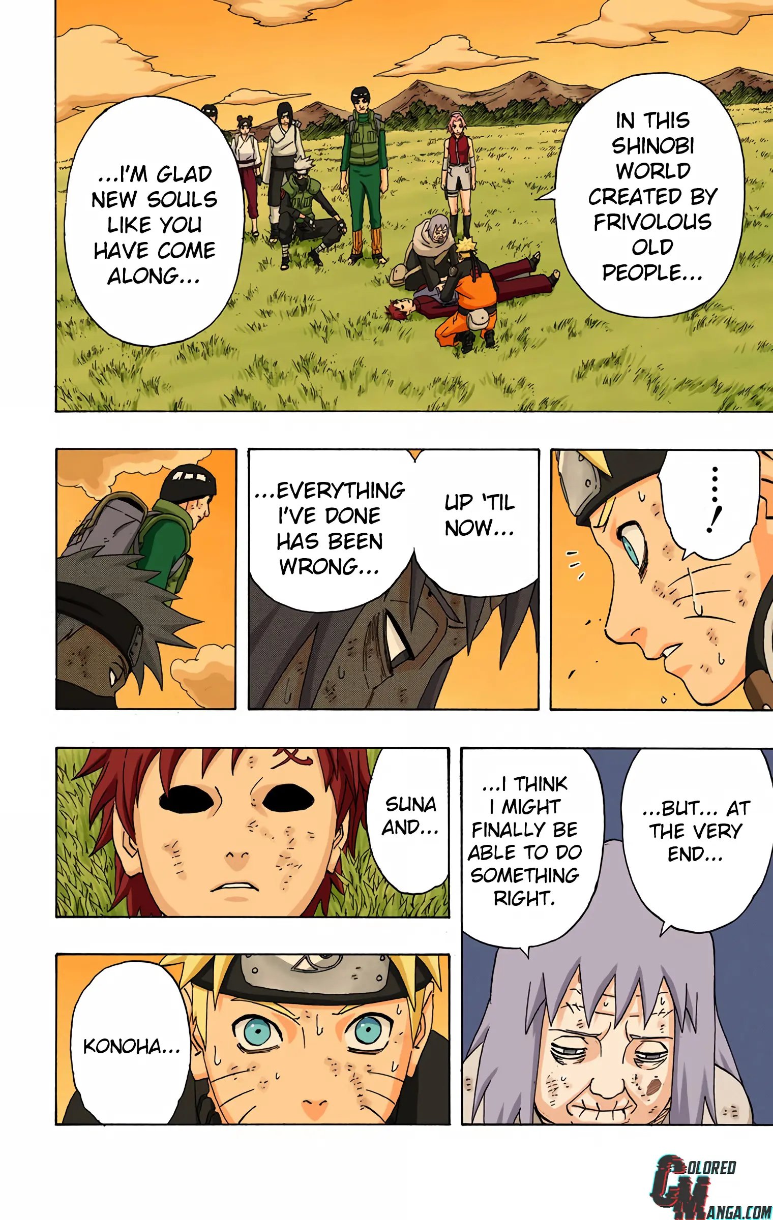 Naruto Colored Manga Online, chapter 279, page 8