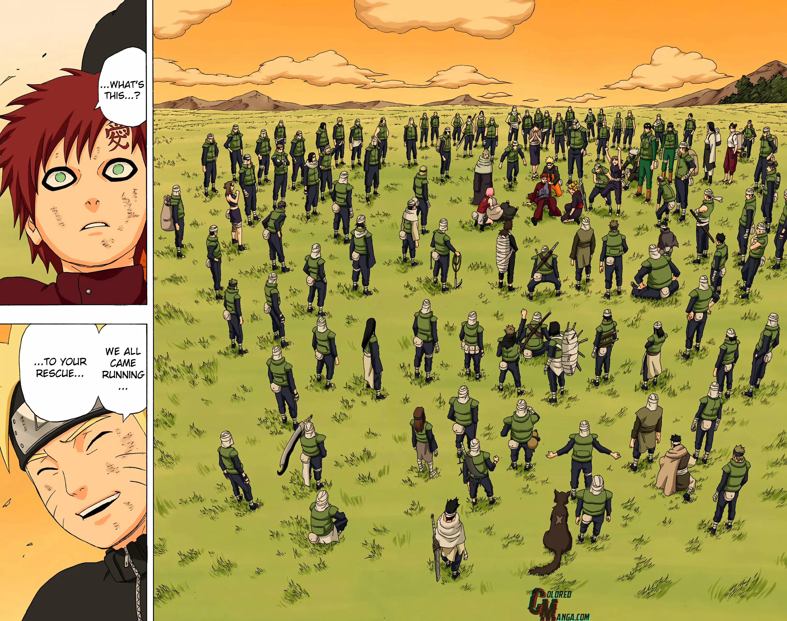 Naruto Colored Manga Online, chapter 279, page 18