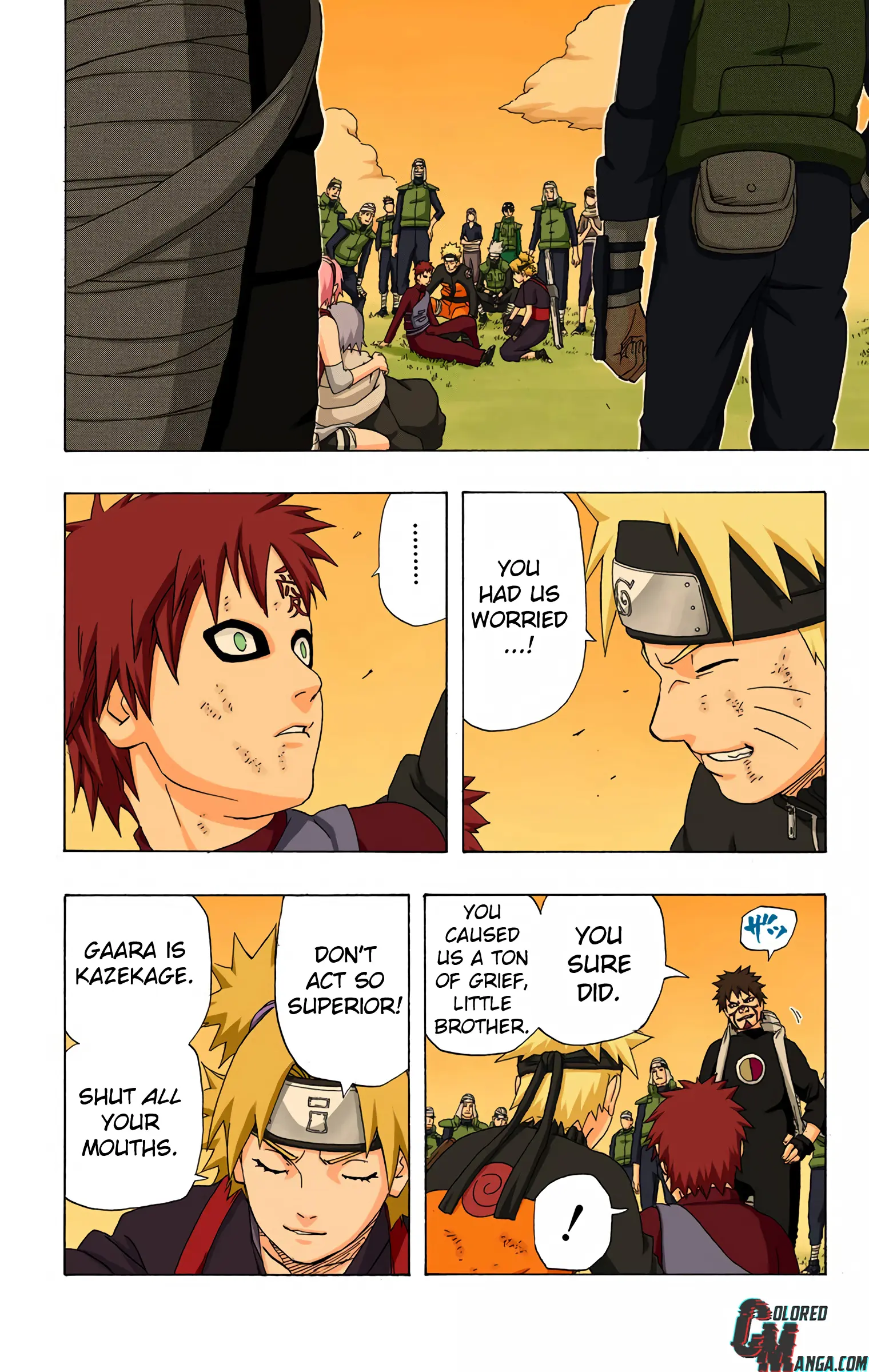 Naruto Colored Manga Online, chapter 280, page 2