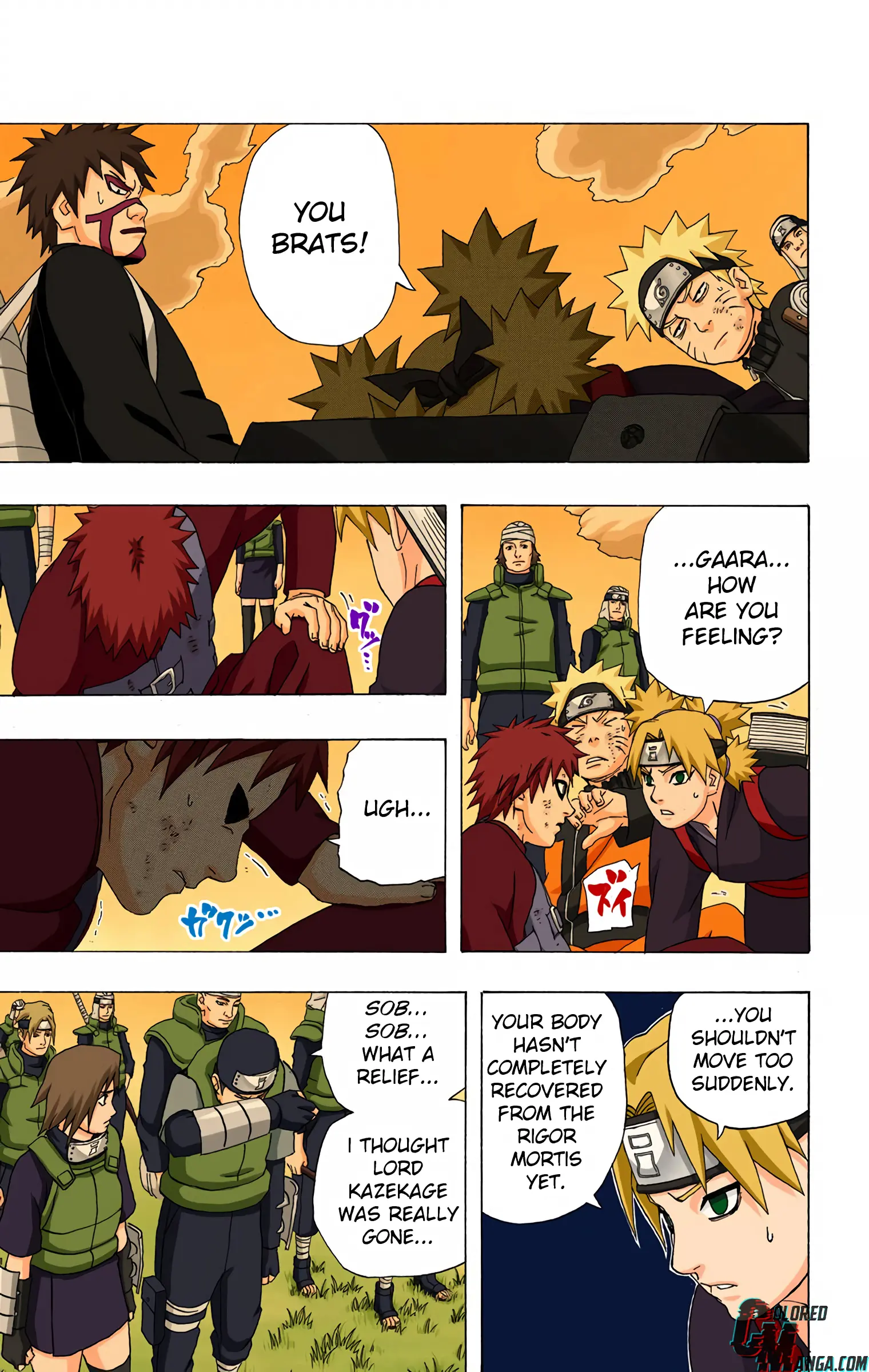 Naruto Colored Manga Online, chapter 280, page 3