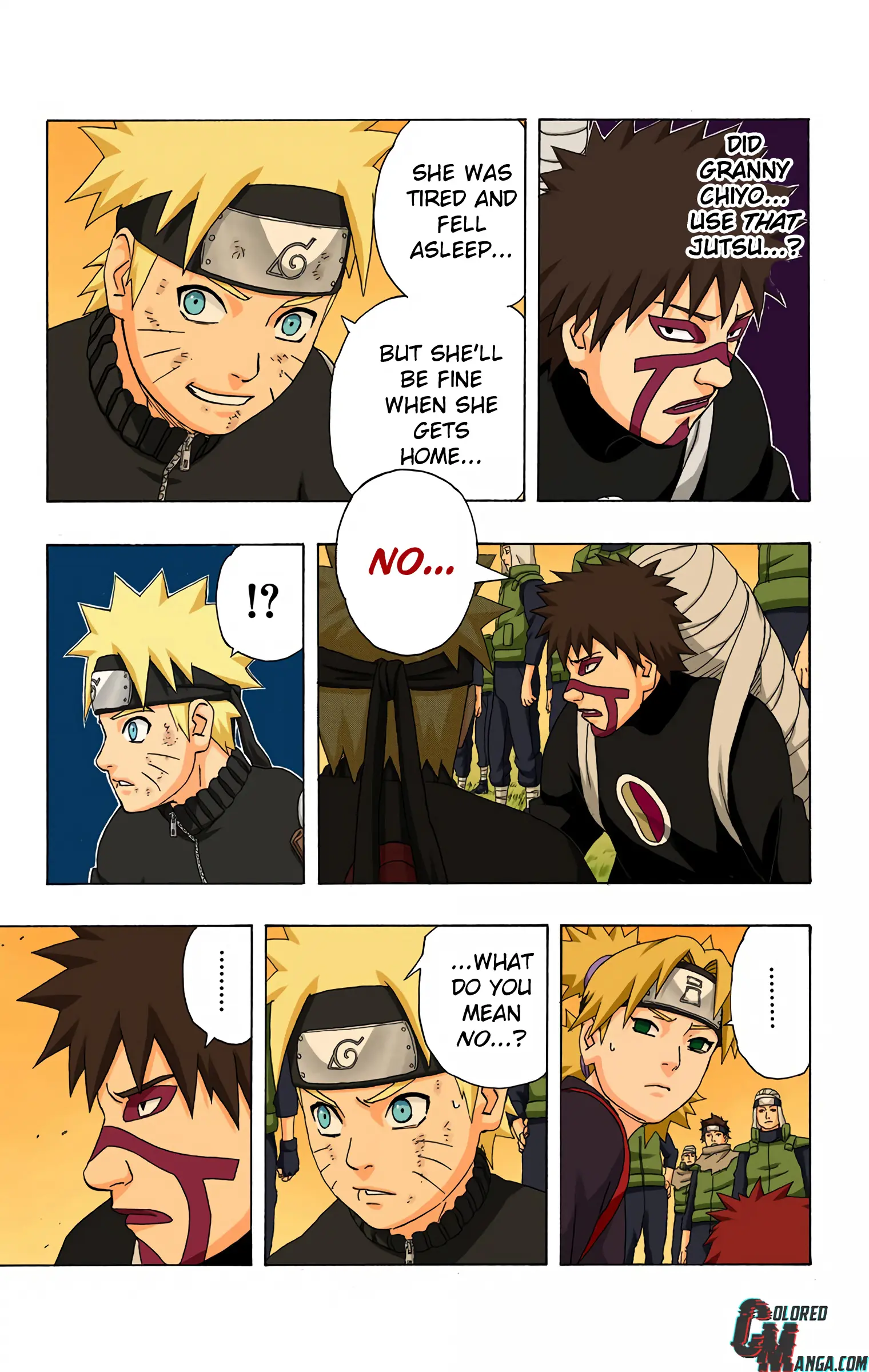 Naruto Colored Manga Online, chapter 280, page 7