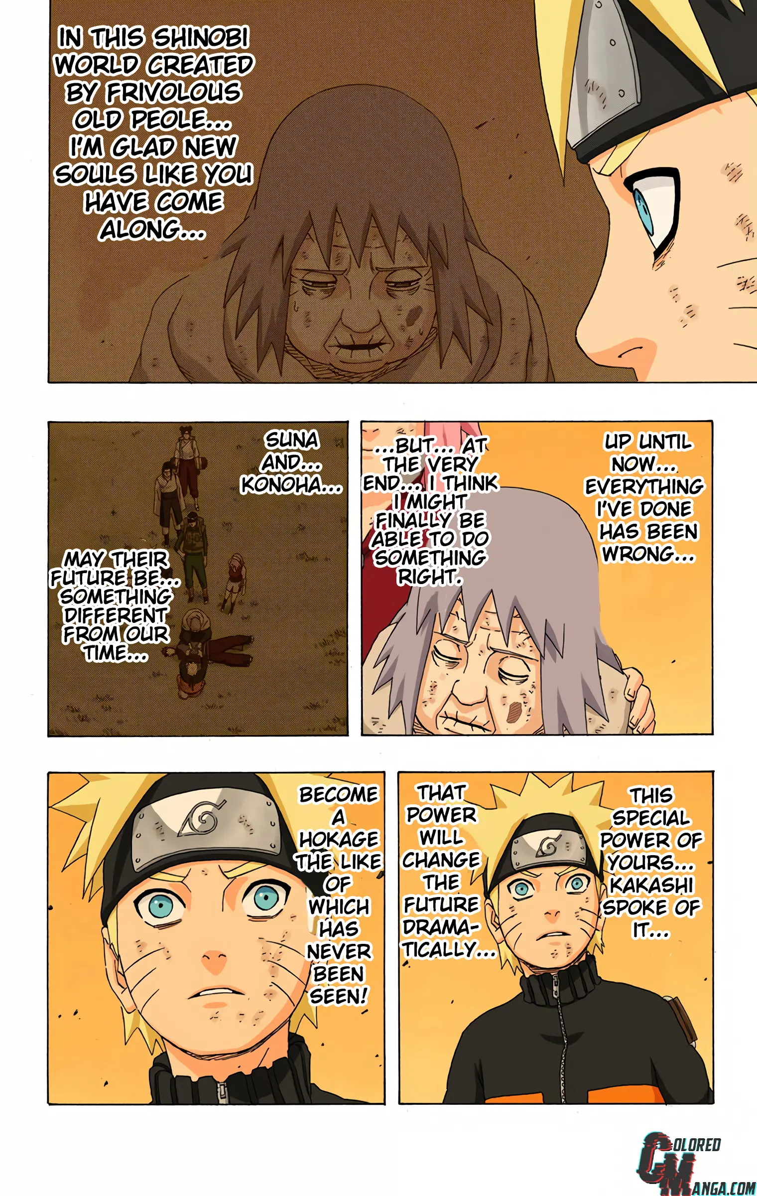 Naruto Colored Manga Online, chapter 280, page 10