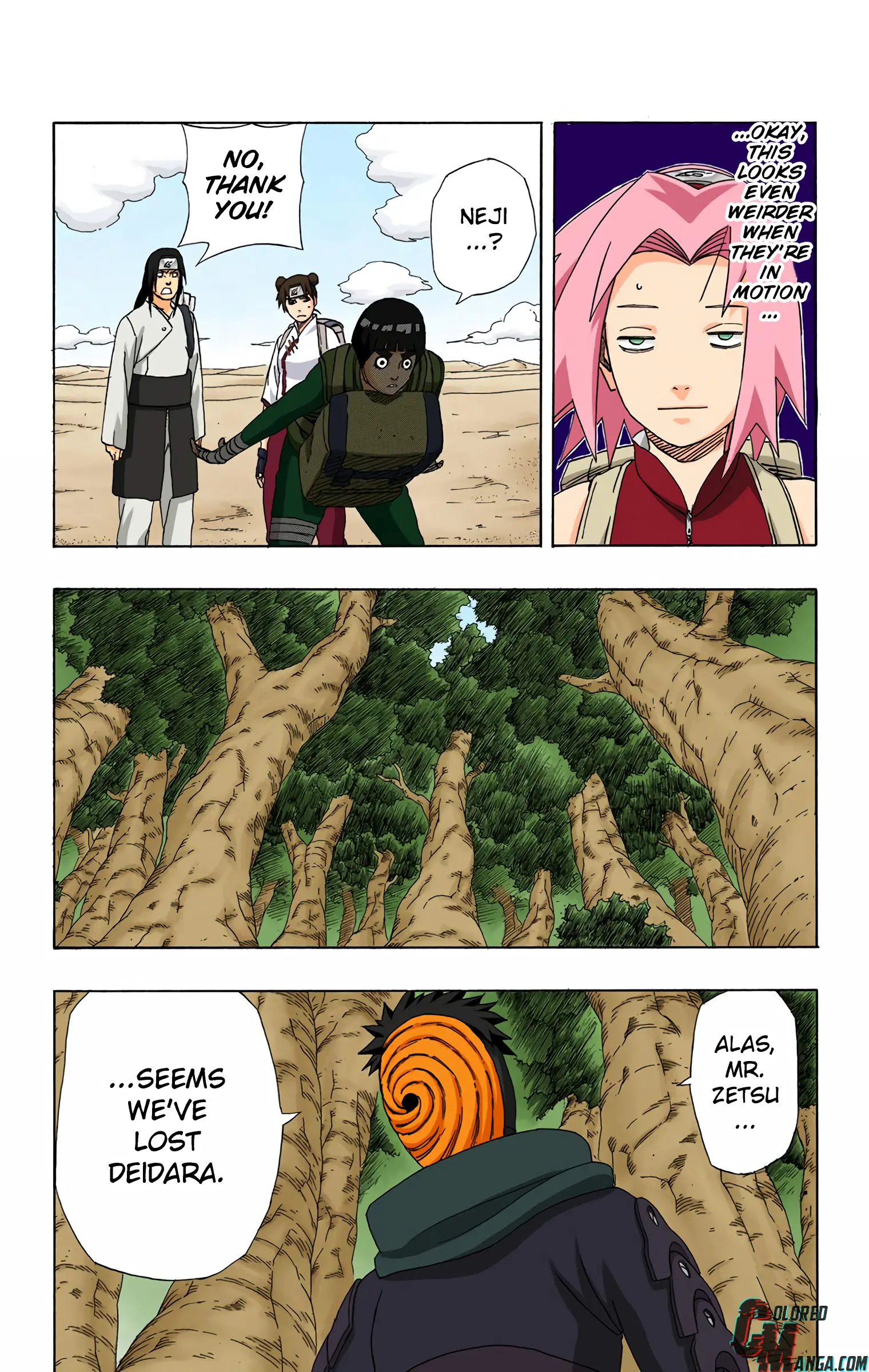 Naruto Colored Manga Online, chapter 281, page 19