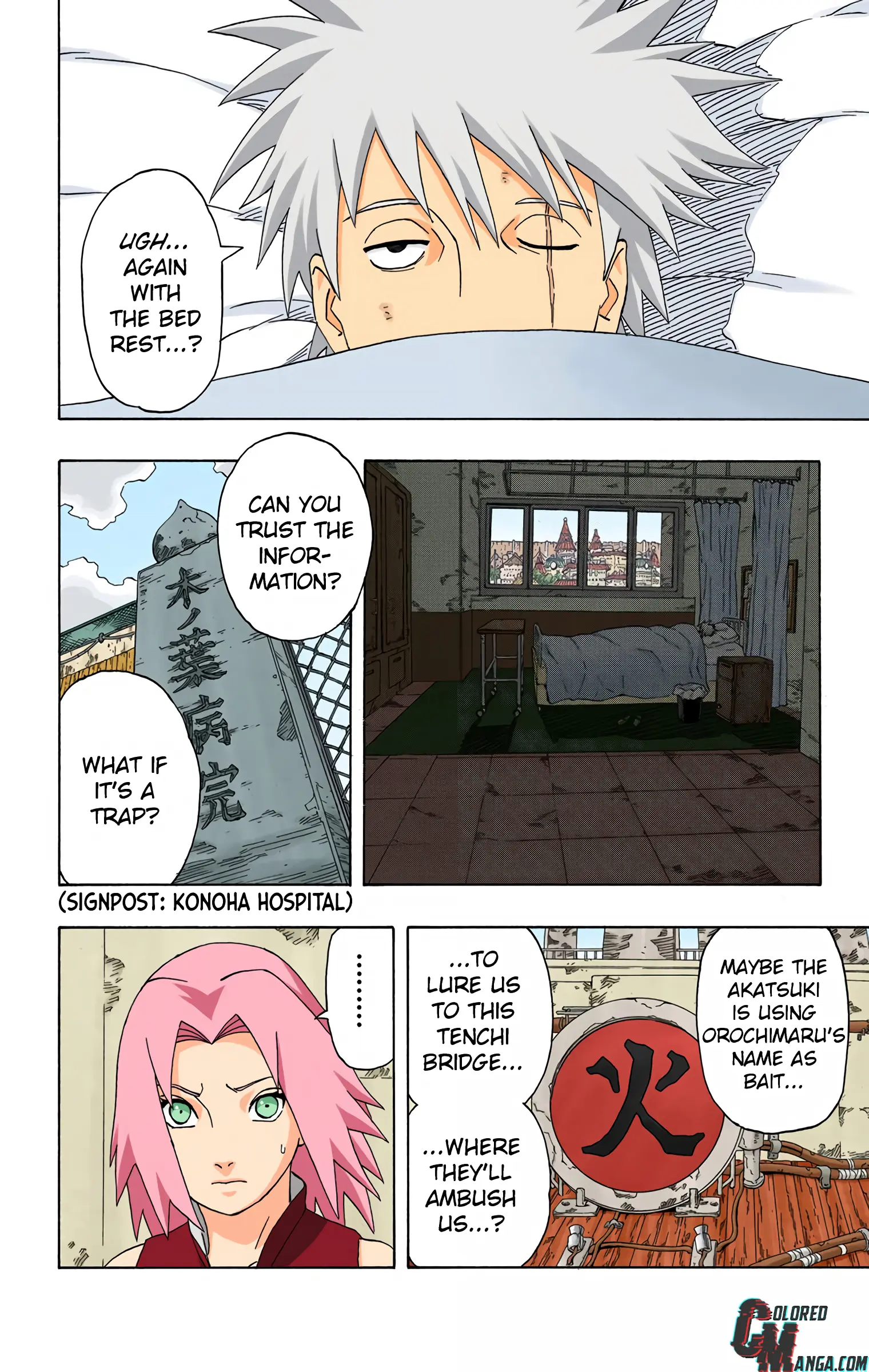 Naruto Colored Manga Online, chapter 282, page 2