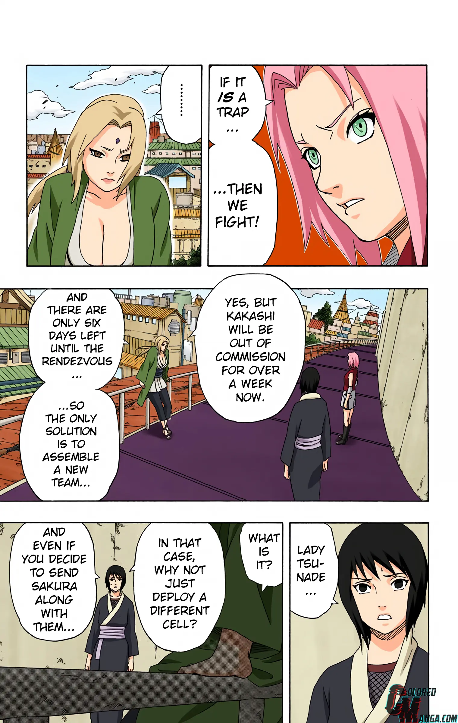 Naruto Colored Manga Online, chapter 282, page 3